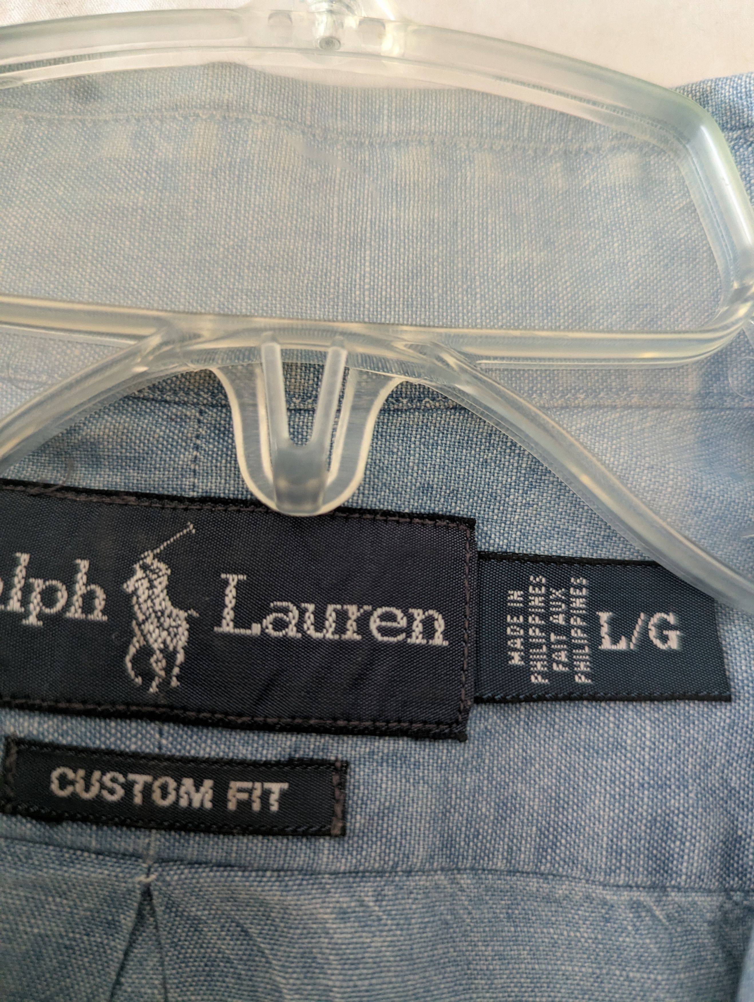 Polo Ralph Lauren Custom Fit Denims like shirt Size US L / EU 52-54 / 3 - 2 Thumbnail