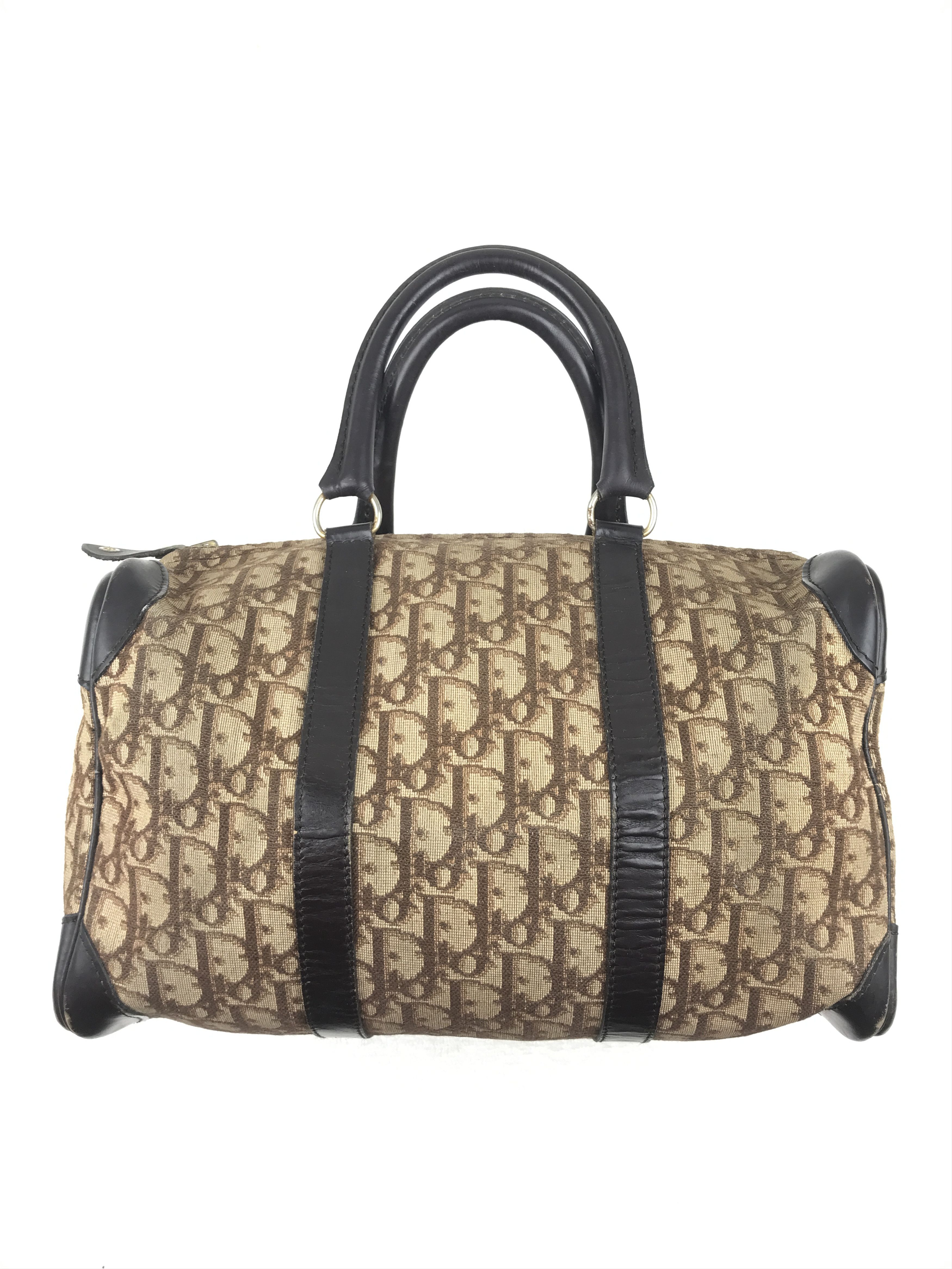 Christian Dior Monsieur × Dior × Vintage Christian Dior Trotter Handbag Boston bag Brown Vintage Size ONE SIZE - 1 Thumbnail