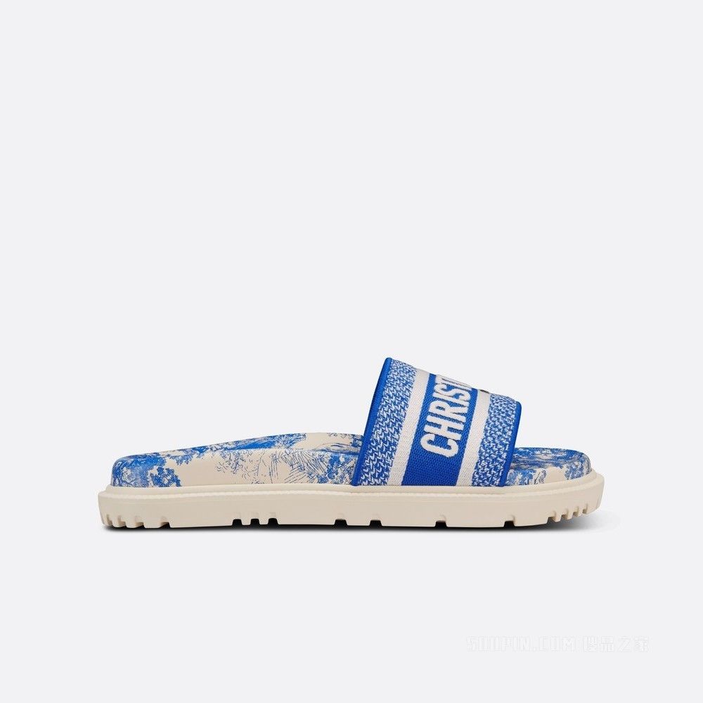 image of Dior O1Bcso1Str0524 Slide In Light Blue, Women's (Size 8)