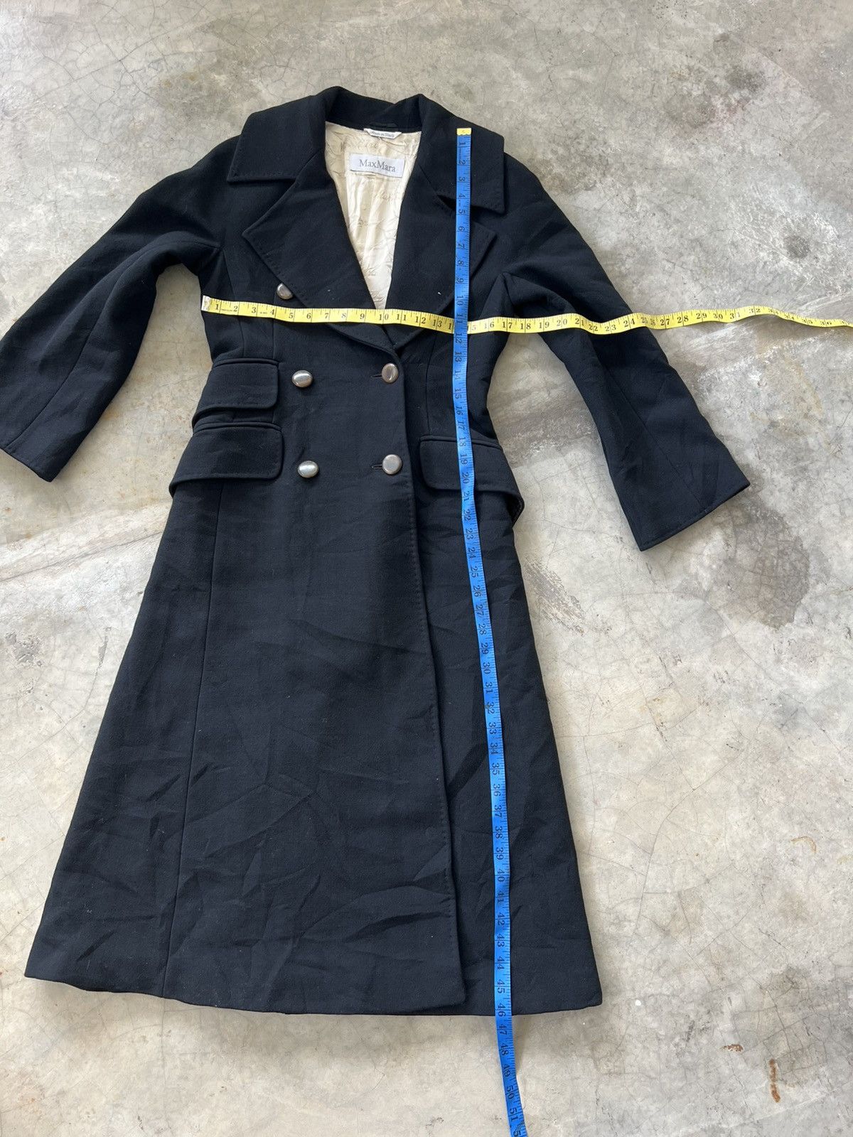 Max Mara MAX MARA DOUBLE-BREASTED COAT Size S / US 4 / IT 40 - 10 Thumbnail