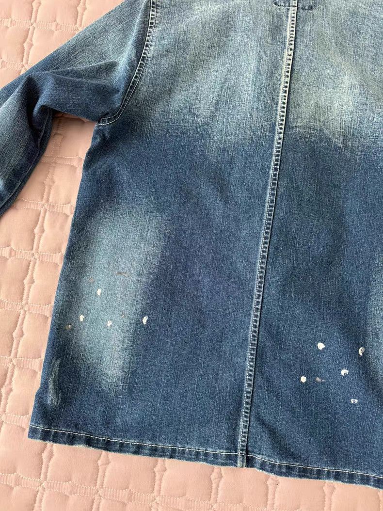 Neighborhood NEIGHBORHOOD Splatter Ink Denim Jacket Size US S / EU 44-46 / 1 - 5 Thumbnail