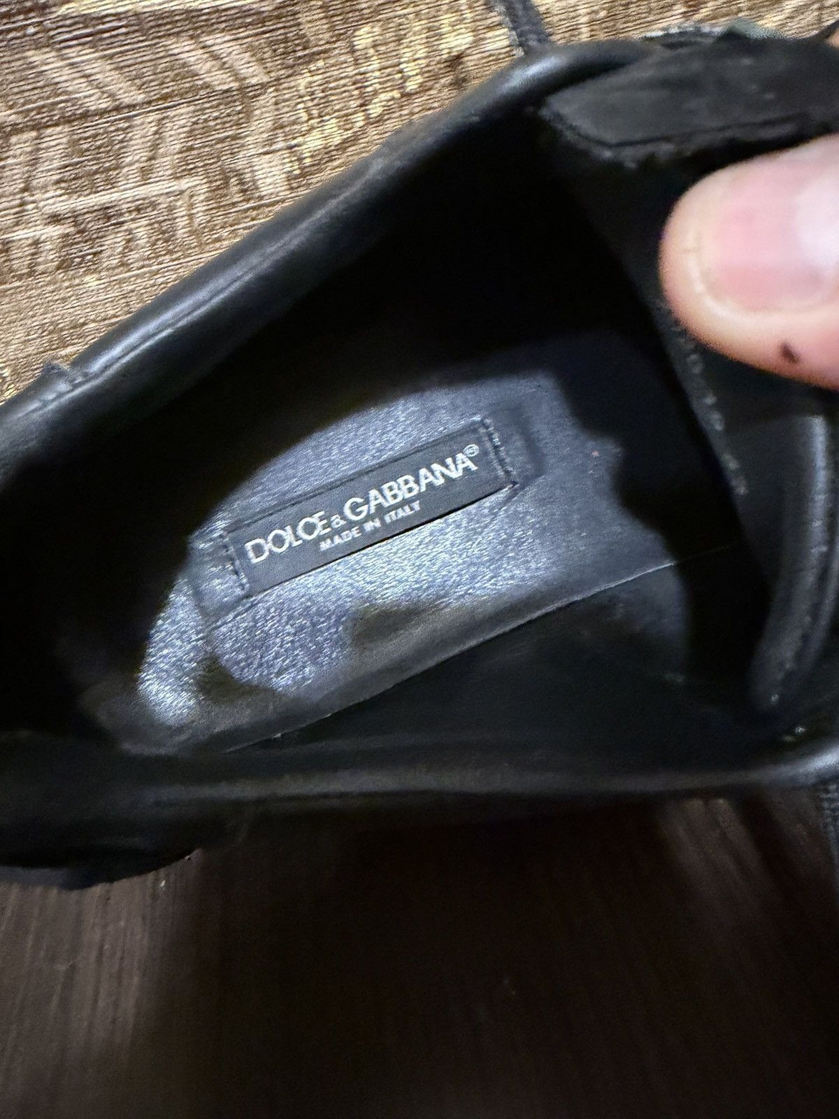 Dolce & Gabbana Dolce Gabbana Sneakers Portofino Black Men's Size 43 Size US 10 / EU 43 - 7 Thumbnail