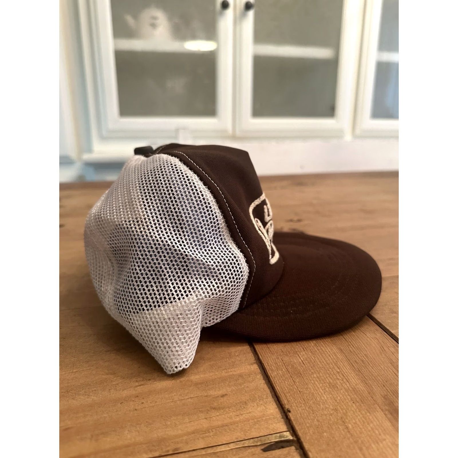 Vintage VINTAGE Challenger Little Brownie Bakers Hat Trucker Cap Made in USA Men One Size Brown Adjustable USA Cap Size ONE SIZE - 3 Thumbnail