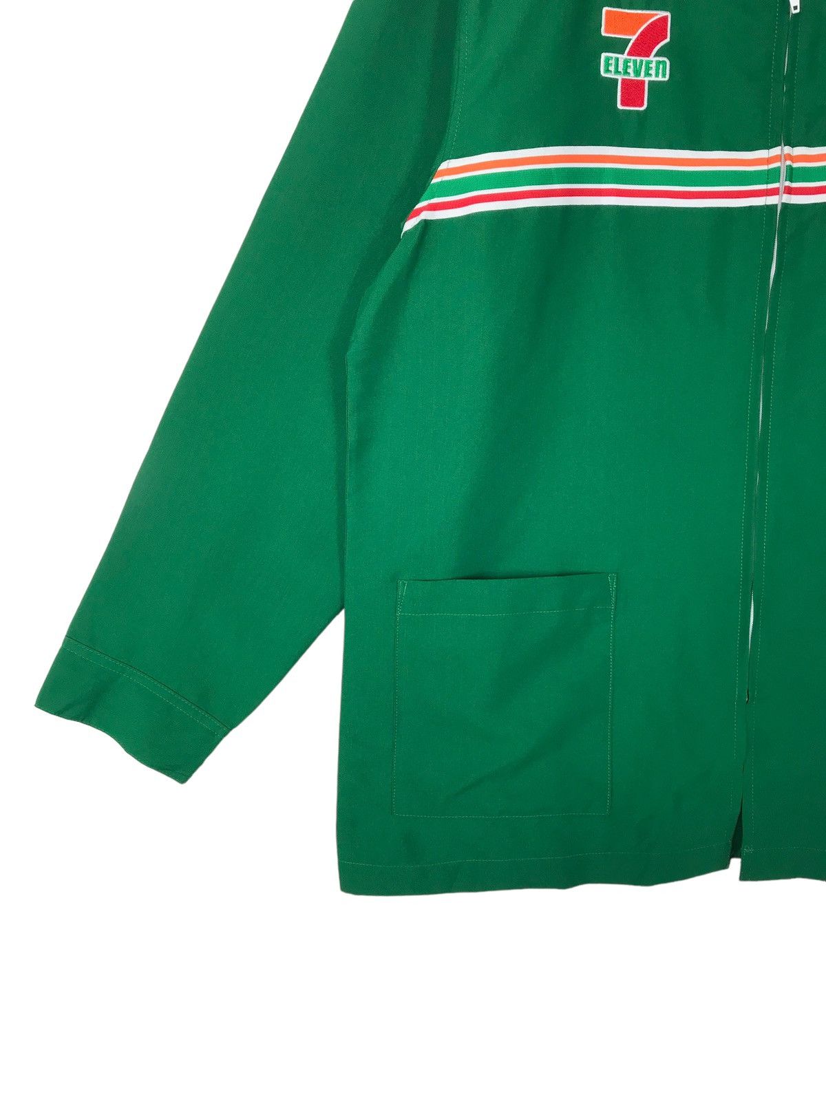 Japanese Brand 💥 VINTAGE 7ELEVEN LONG SLEEVE WORK ZIPPER SHIRTS Size US L / EU 52-54 / 3 - 2 Thumbnail