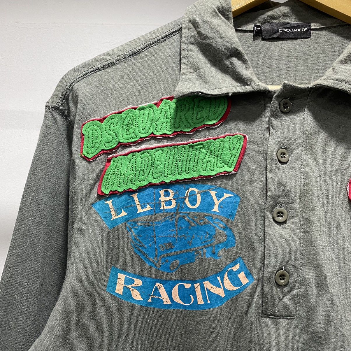 Dsquared2 💥FINAL DROP💥 Dsquared2 Italy Racing Ls Polo Shirt Size US L / EU 52-54 / 3 - 5 Thumbnail