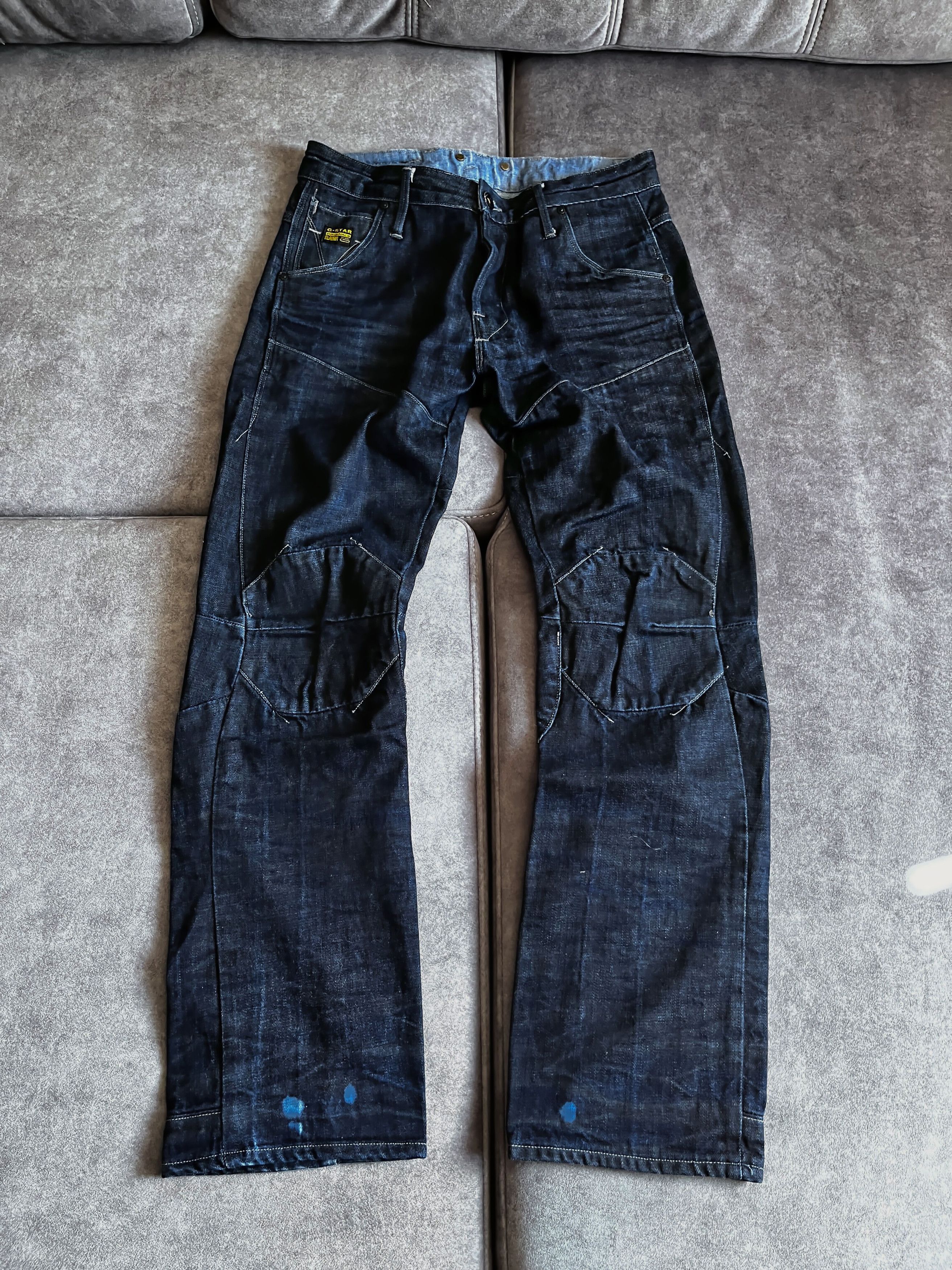 image of G Star Raw x Vintage G-Star Raw Denim Double Knee Pants, Men's (Size 33)