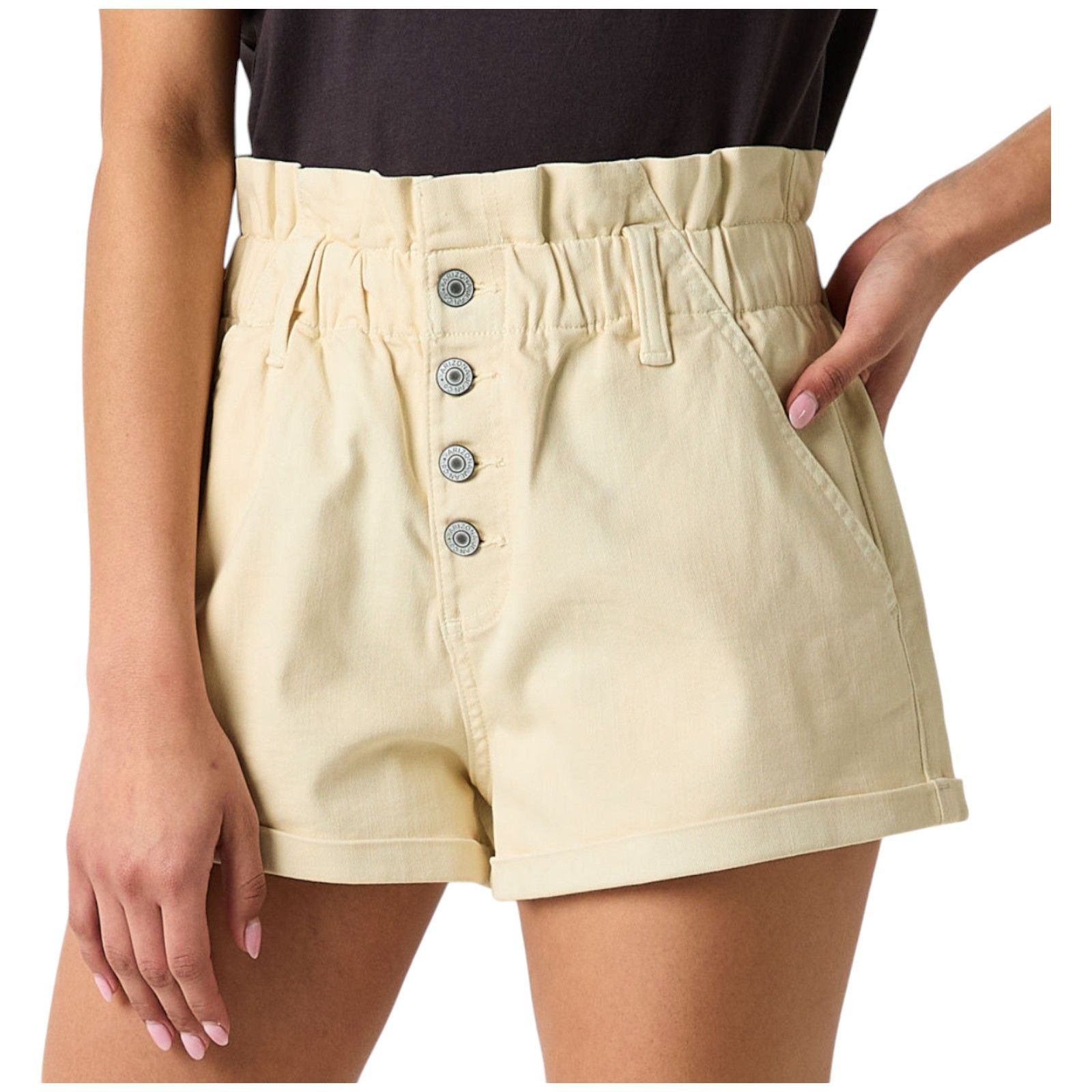 Arizona Jean Co. Arizona - Women's High Rise Denim Short - Brown - 13 Size 31" - 3 Thumbnail
