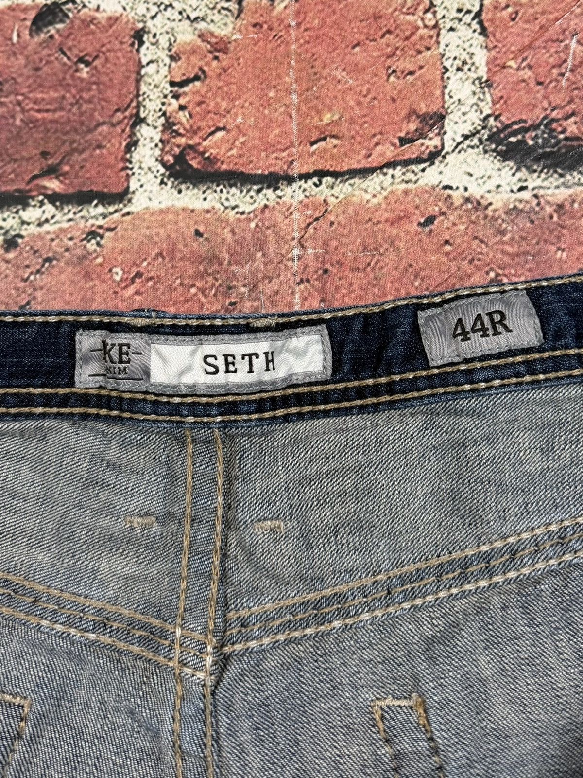 BKE BKE Seth Jeans Blue Relaxed Straight Leg Stretch Denim Size US 44 / EU 60 - 7 Thumbnail