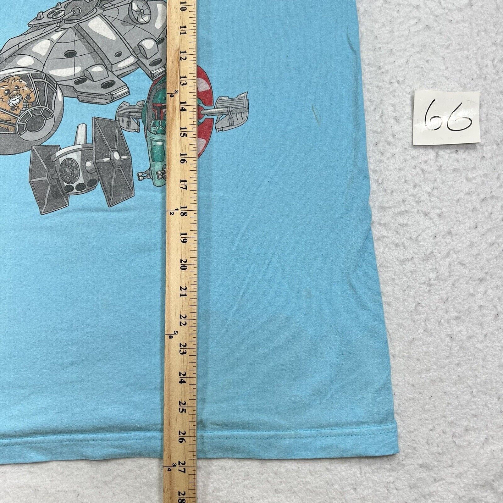 Star Wars Chewy Boba Company Medium Boba Wars Blue Graphic T Shirt Size US M / EU 48-50 / 2 - 12 Thumbnail
