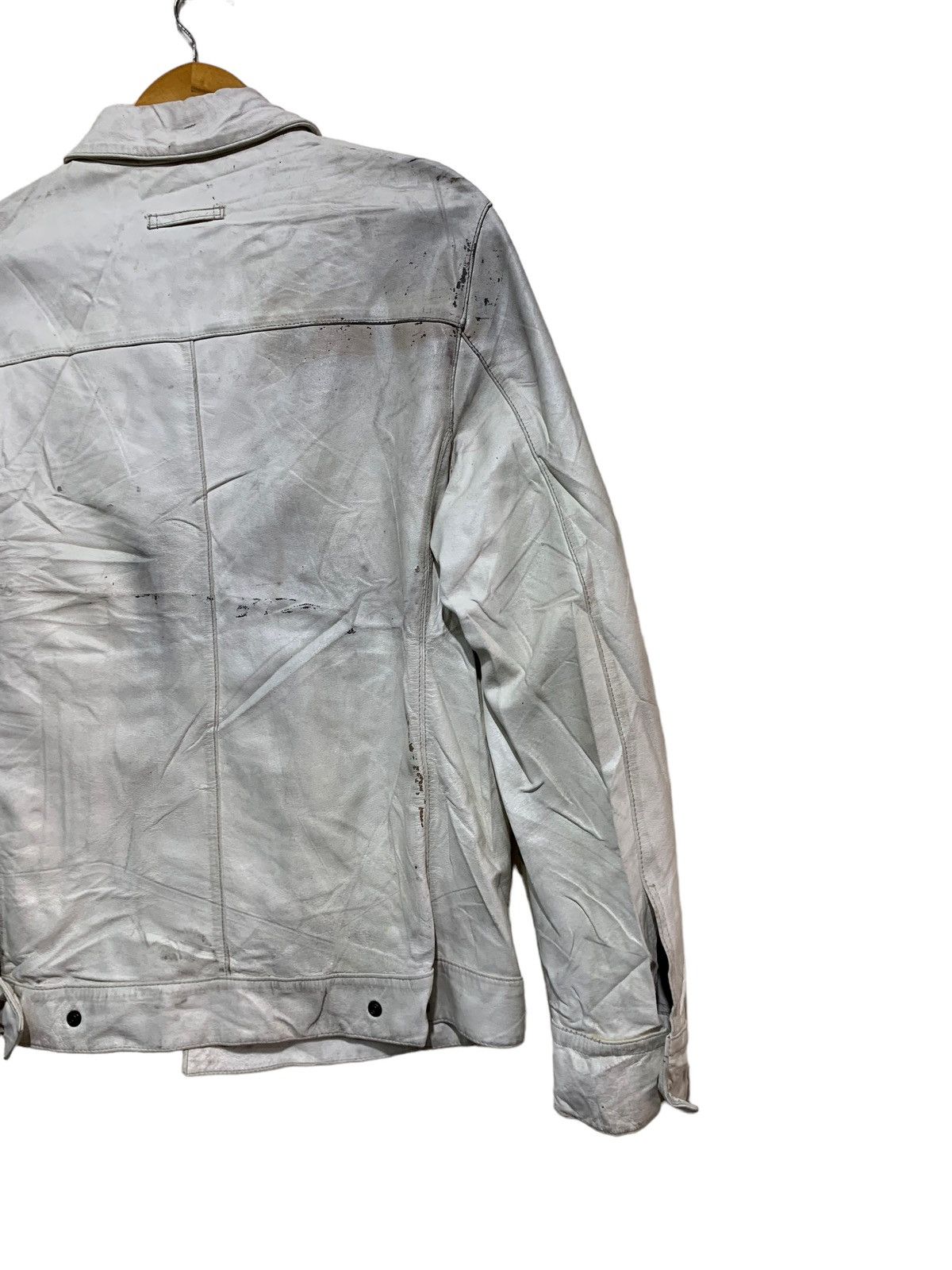 Jean Paul Gaultier 🔥JPG HOMME WOVEN LEATHER JACKETS Size US M / EU 48-50 / 2 - 8 Thumbnail