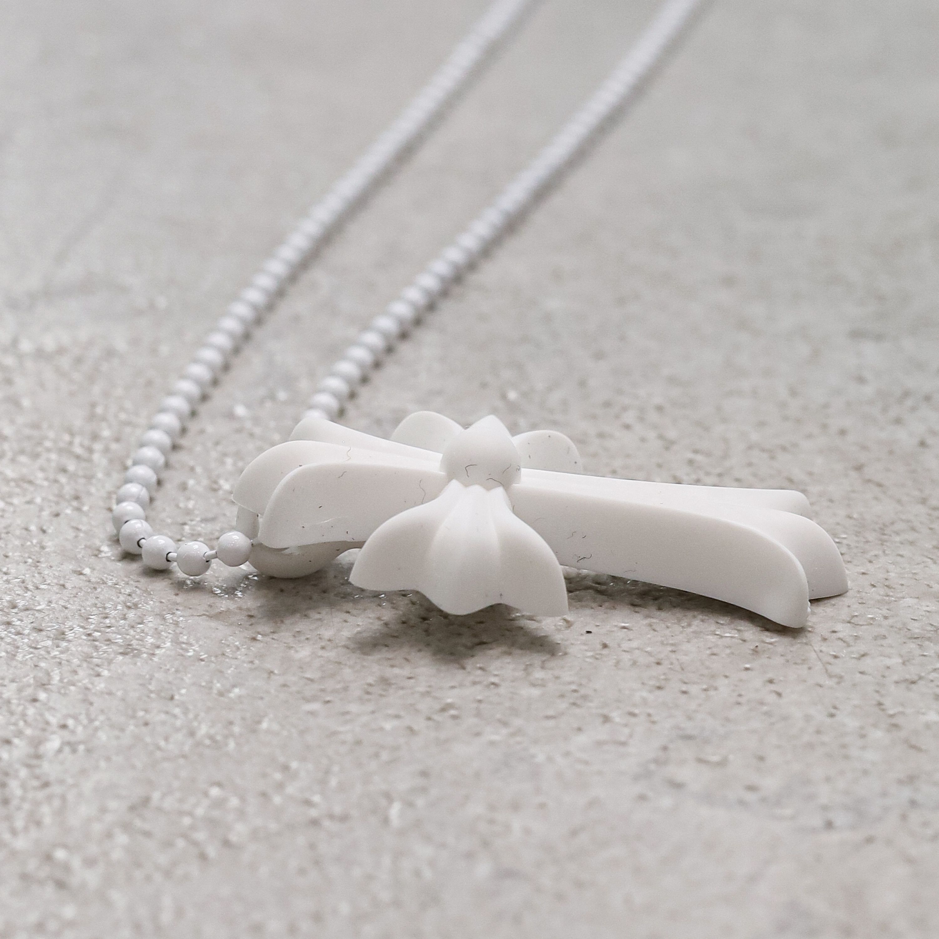 Chrome Hearts Chrome Hearts SIlichorme cross necklace white Size ONE SIZE - 4 Thumbnail