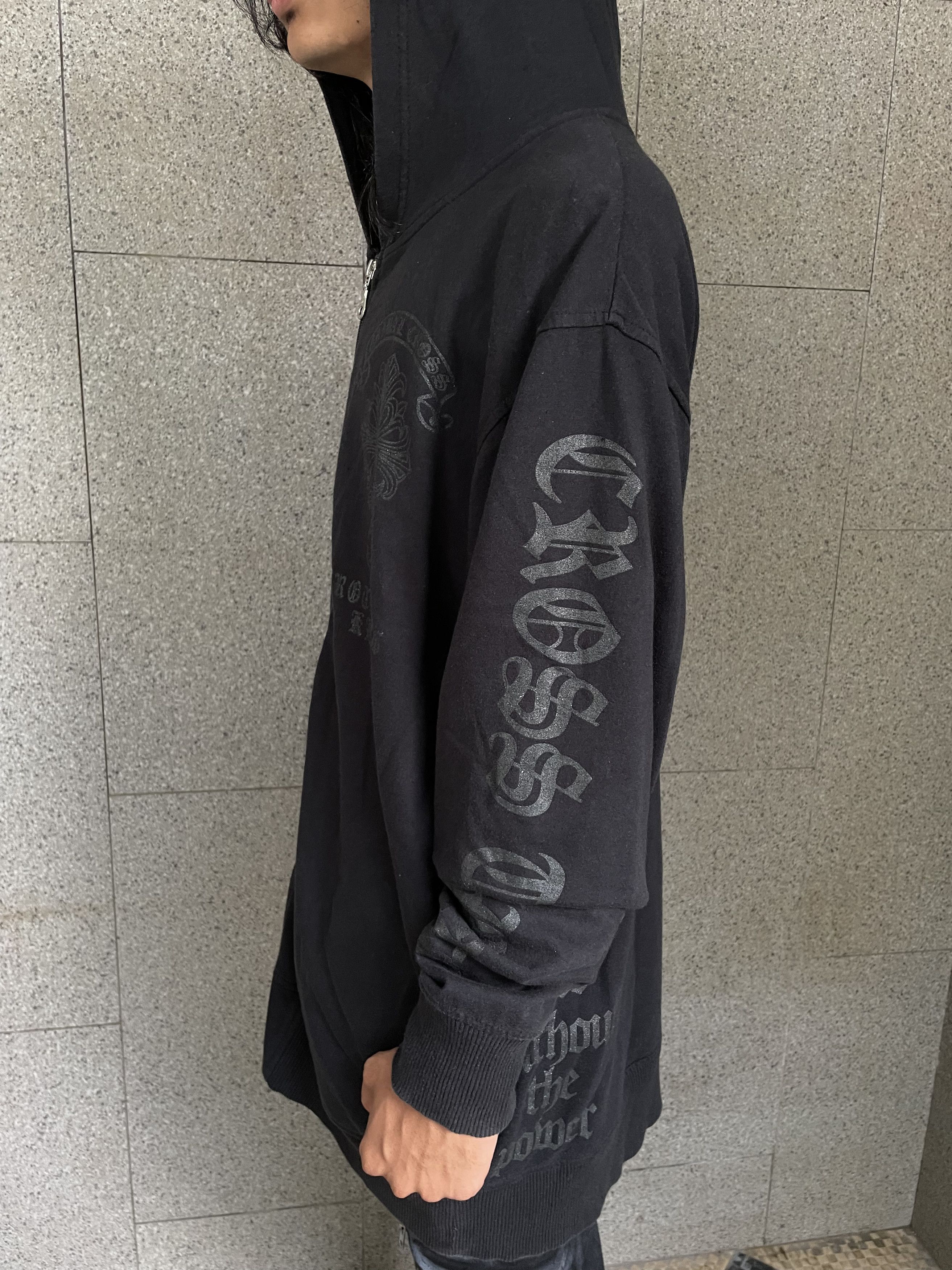 Defective Struct Y2K Defectif Struct Gothic Cross Tribal Full Zip Hoodie Size US XXL / EU 58 / 5 - 8 Thumbnail