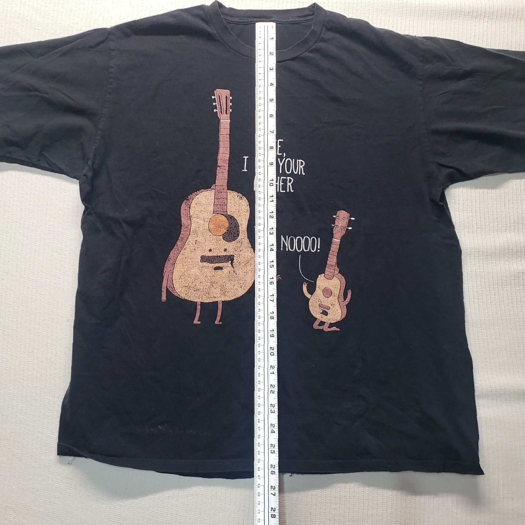 Vintage VINTAGE UKE I am Your Father Star Wars Parody T-Shirt Faded Grunge Size L Black Mens T-Shirt L Size US L / EU 52-54 / 3 - 5 Thumbnail