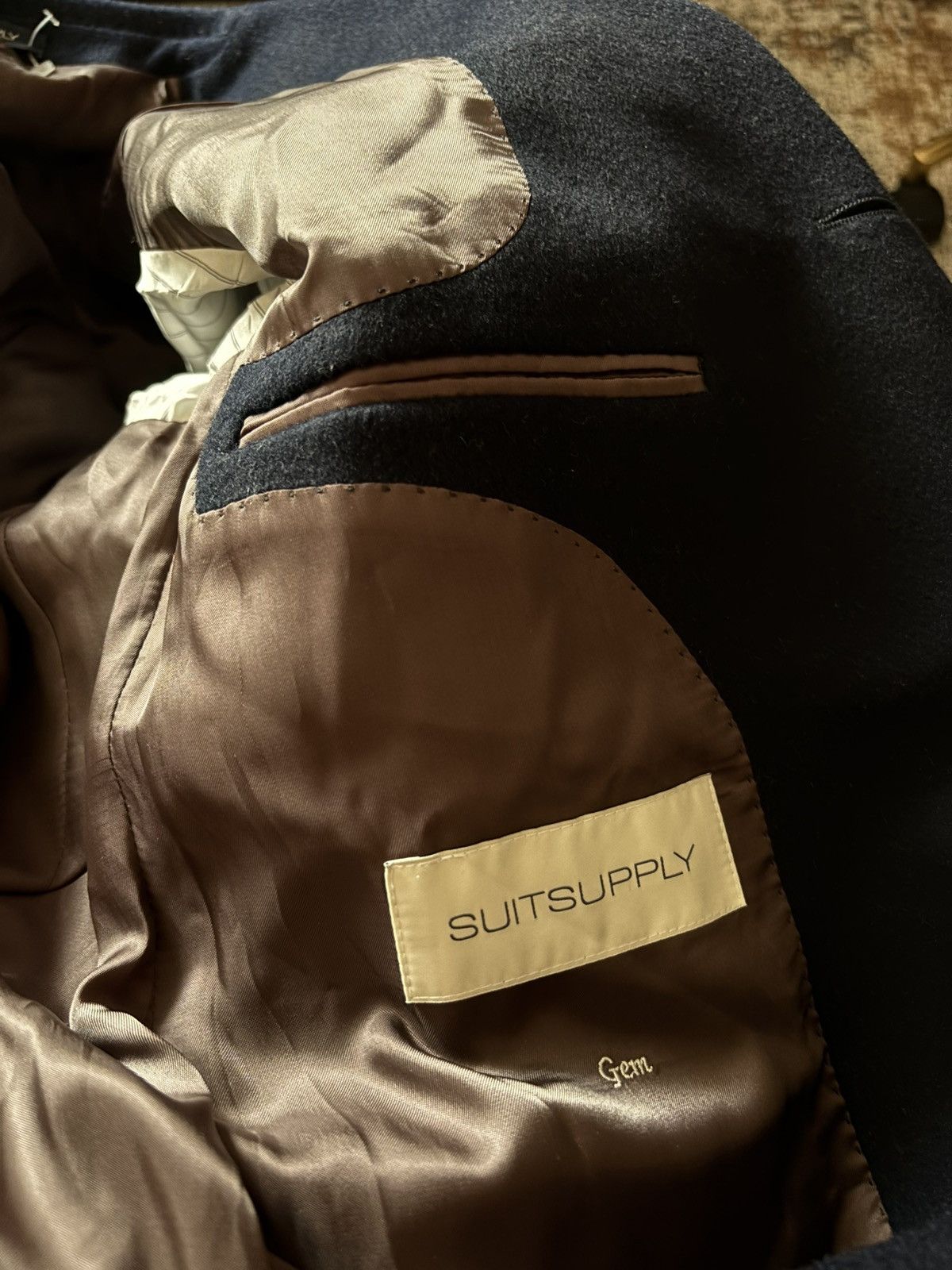 Suitsupply Suitssuply vicenza men wool navy coat Size US S / EU 44-46 / 1 - 14 Thumbnail