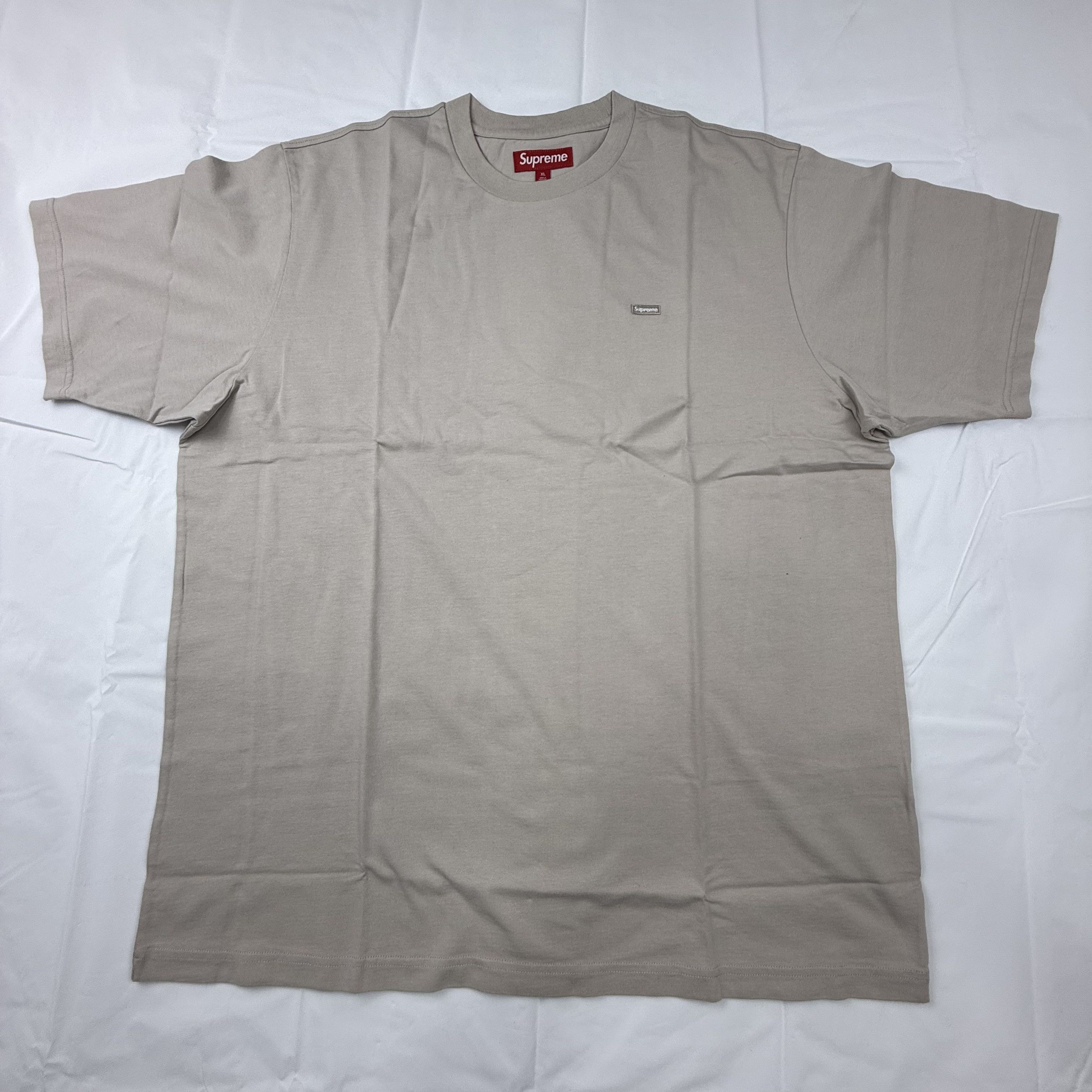 Supreme Small Box Logo Tee Tan Khaki Mens XL T-Shirt