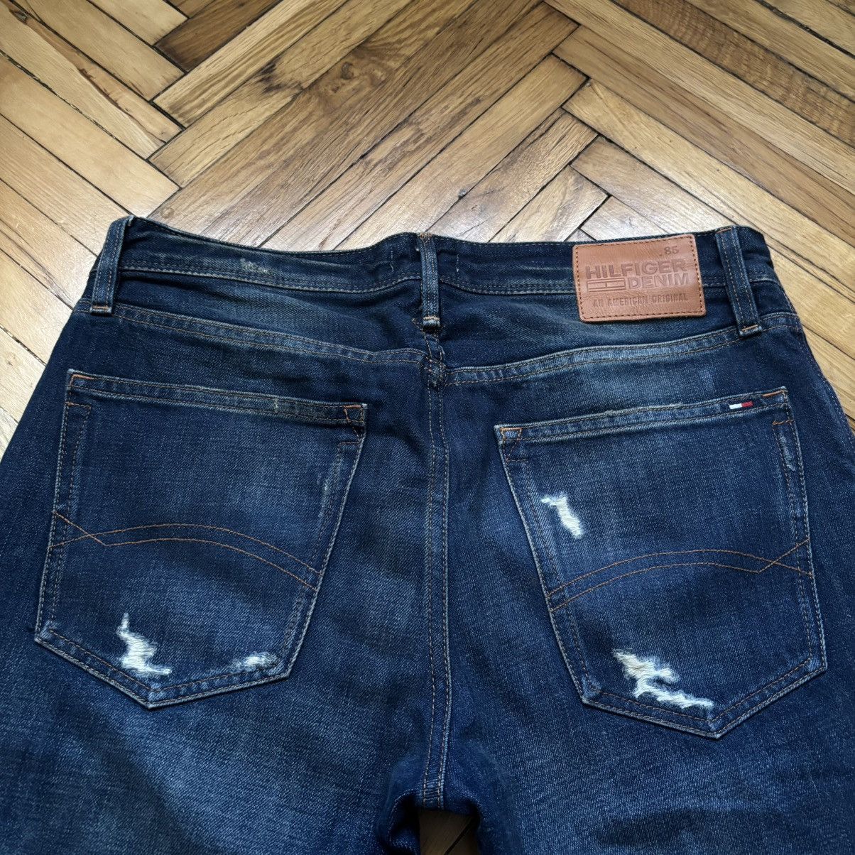 Tommy Hilfiger Tommy Hilfiger Distressed Boro Denim Scanton Selvedge Jeans Size US 33 - 5 Thumbnail