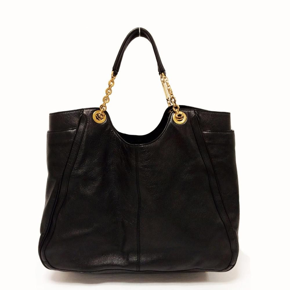 Salvatore Ferragamo Salvatore Ferragamo Betulla Black Leather Tote Bag Size ONE SIZE - 8 Thumbnail