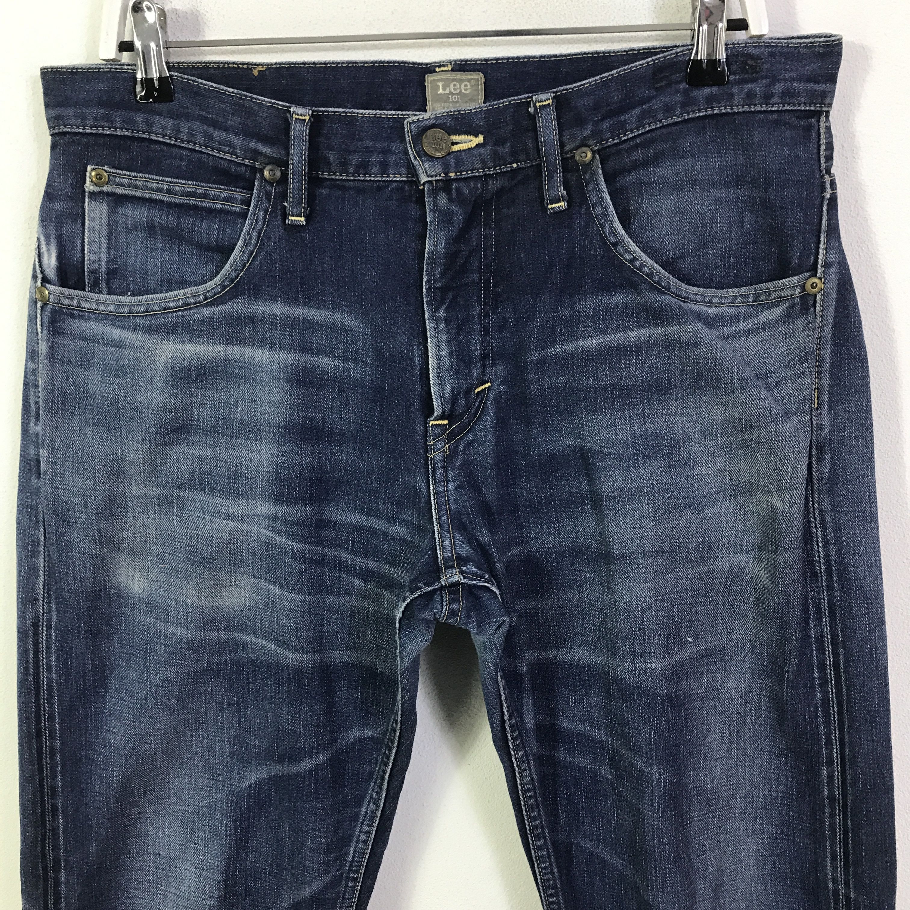Lee Vintage Lee 101 Red line jeans pants K118B2 Size US 32 / EU 48 - 2 Thumbnail