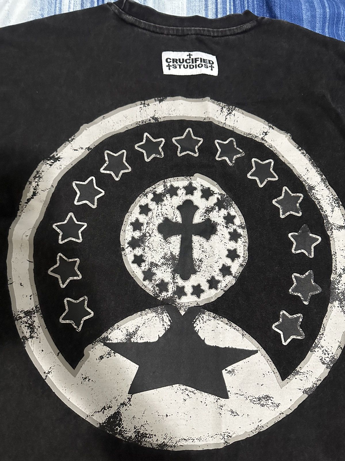 Other Crucified Studios Smoke Black Sunray oversized box fit shirt Size US S / EU 44-46 / 1 - 5 Thumbnail