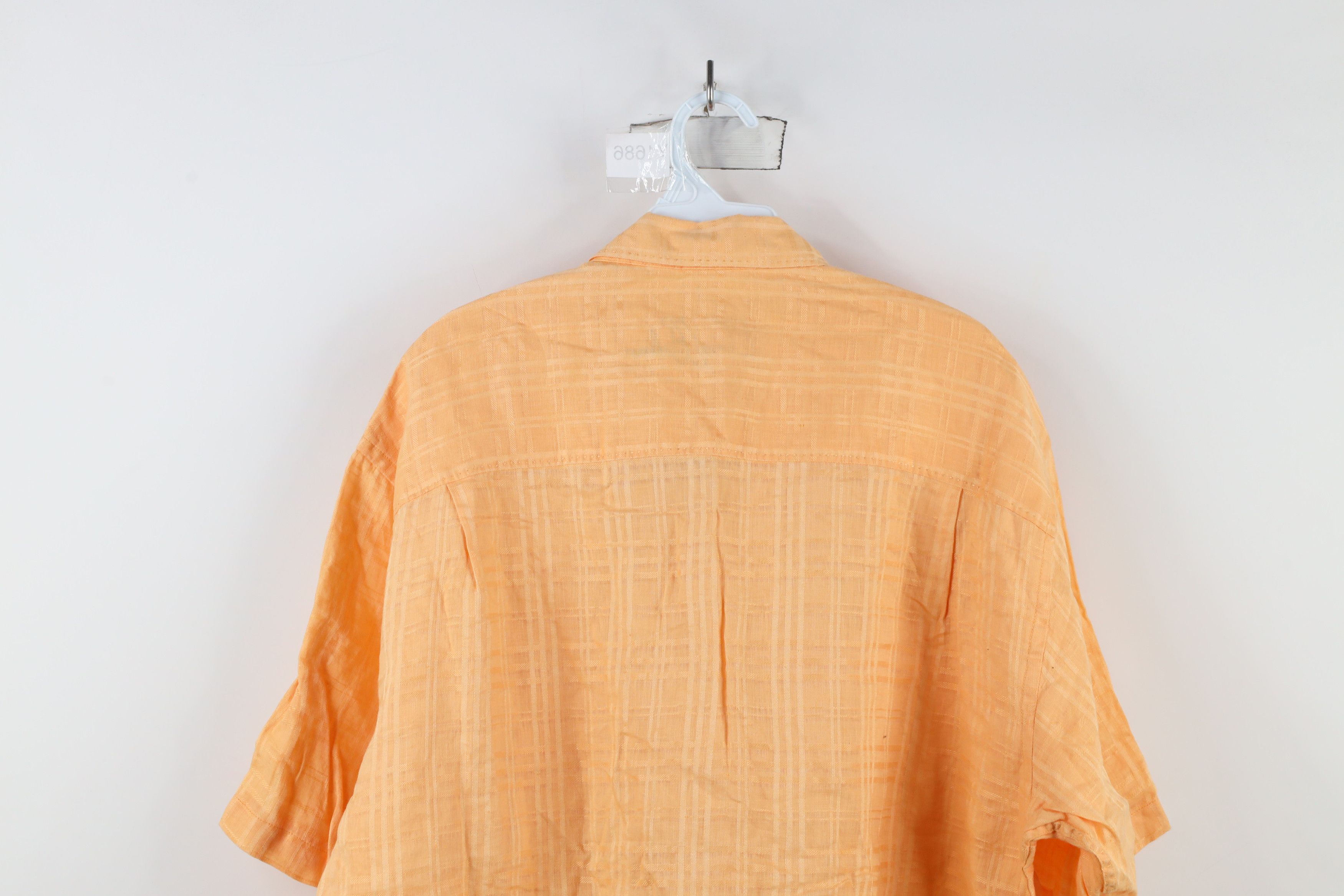 Tommy Bahama × Vintage Tommy Bahama Linen Short Sleeve Collared Board Button Shirt Size US XL / EU 56 / 4 - 10 Thumbnail