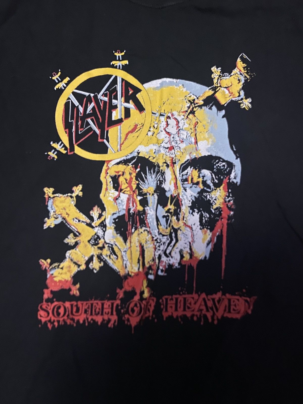 Band Tees Slayer South of Heaven Bootleg Size US XL / EU 56 / 4 - 2 Thumbnail