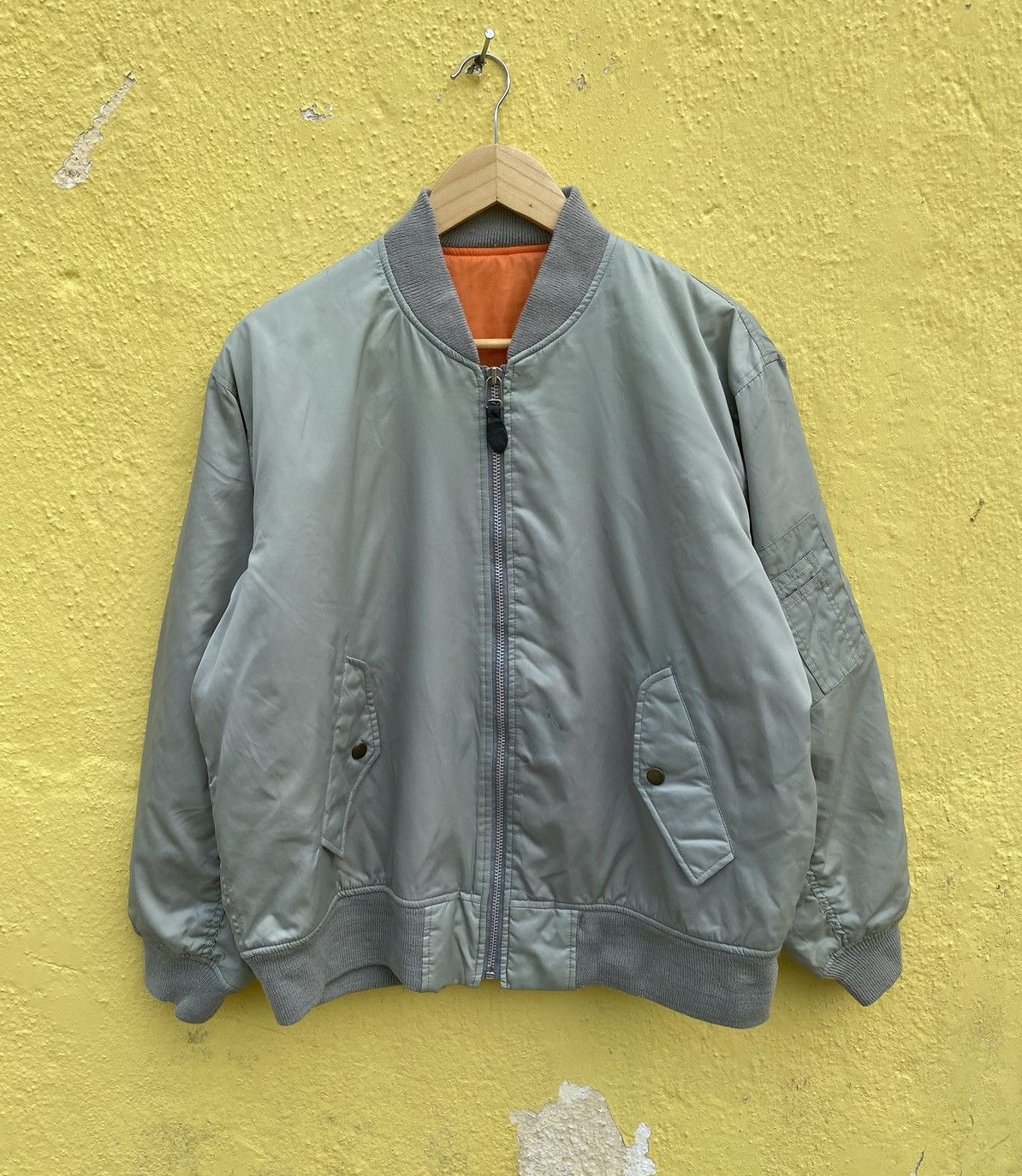 Vintage Vintage MA-1 usaf flight bomber jacket Size US L / EU 52-54 / 3 - 4 Thumbnail