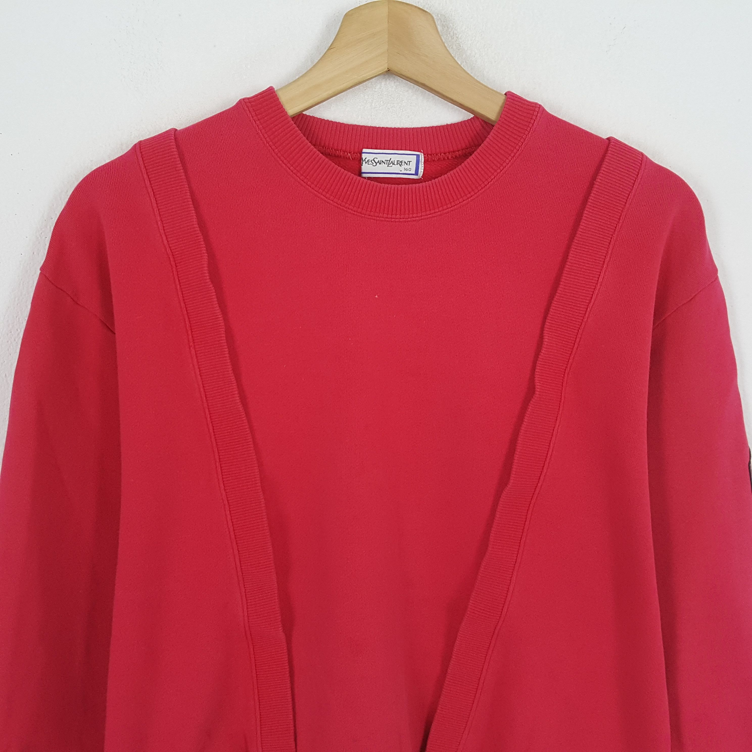 Vintage × Yves Saint Laurent Vintage YVES SAINT LAURENT Italian Brand Sweatshirts Size L / US 10 / IT 46 - 2 Thumbnail
