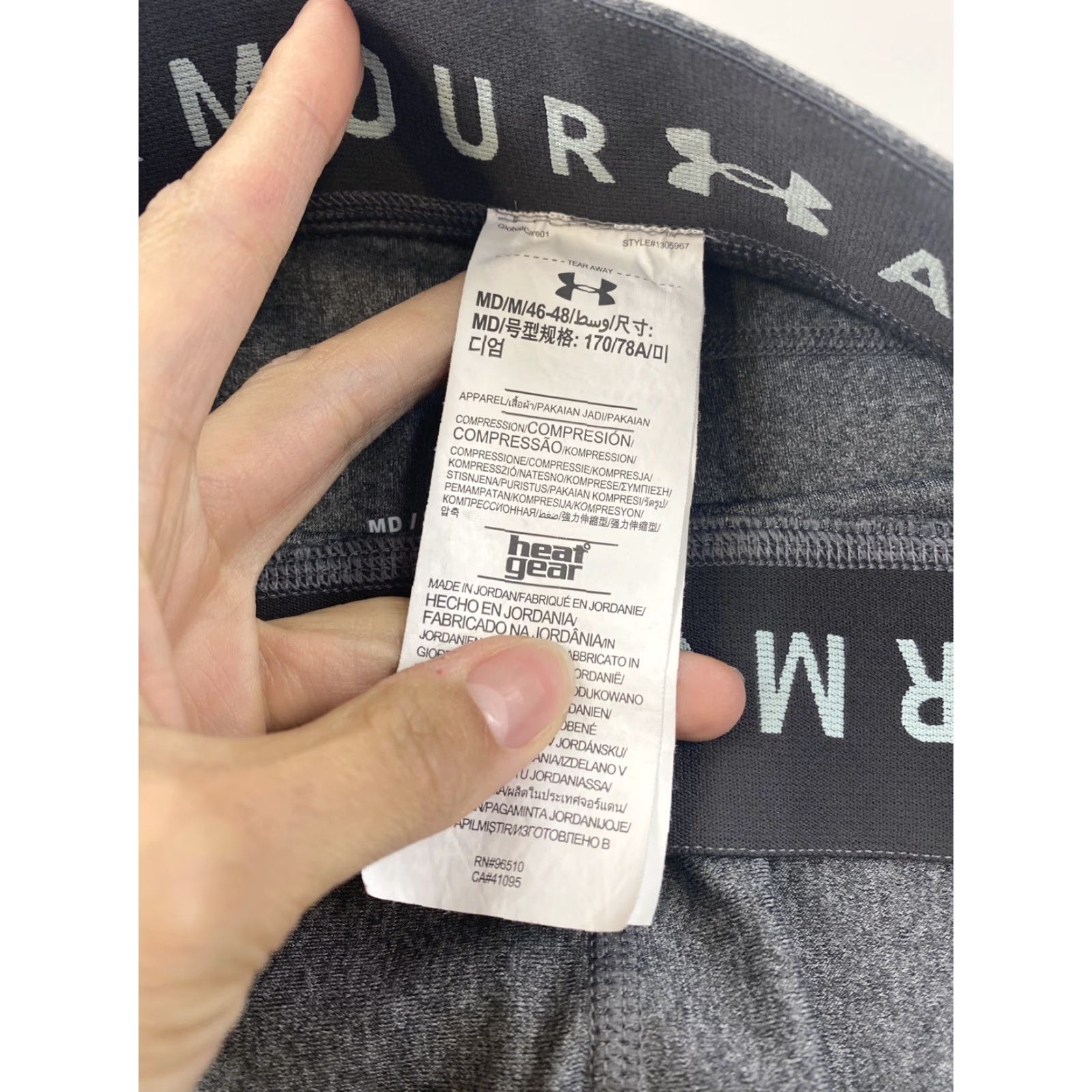 Under Armour Under Armour Leggings Womens Medium Compression Yoga Leggings Cropped Multicolor” Size 32" / US 10 / IT 46 - 3 Thumbnail