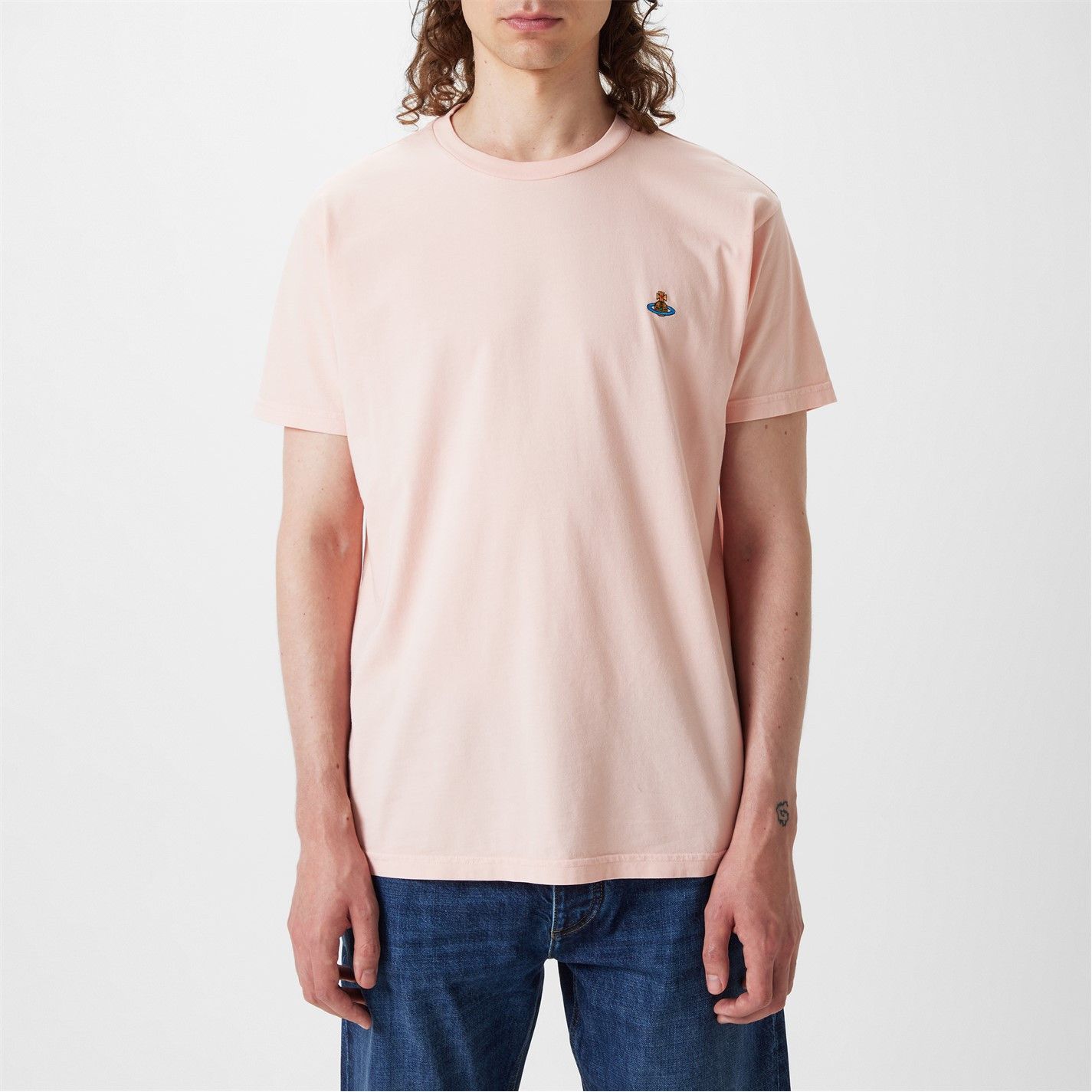 Vivienne Westwood o1g2r1mq0526 Orb T-Shirt in Light Pink Size US XXL / EU 58 / 5 - 2 Thumbnail
