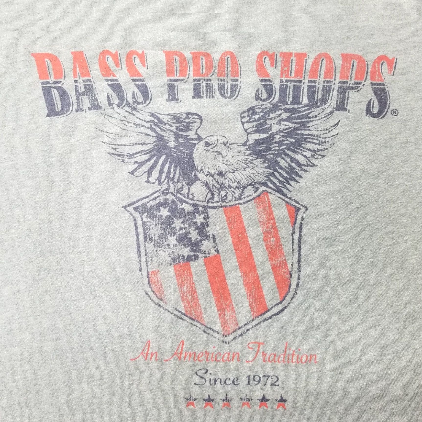 Bass Pro Shops Bass Pro Shops Shirt Mens Small Blue Patriotic Eagle American Tradition Tee Size US S / EU 44-46 / 1 - 3 Thumbnail