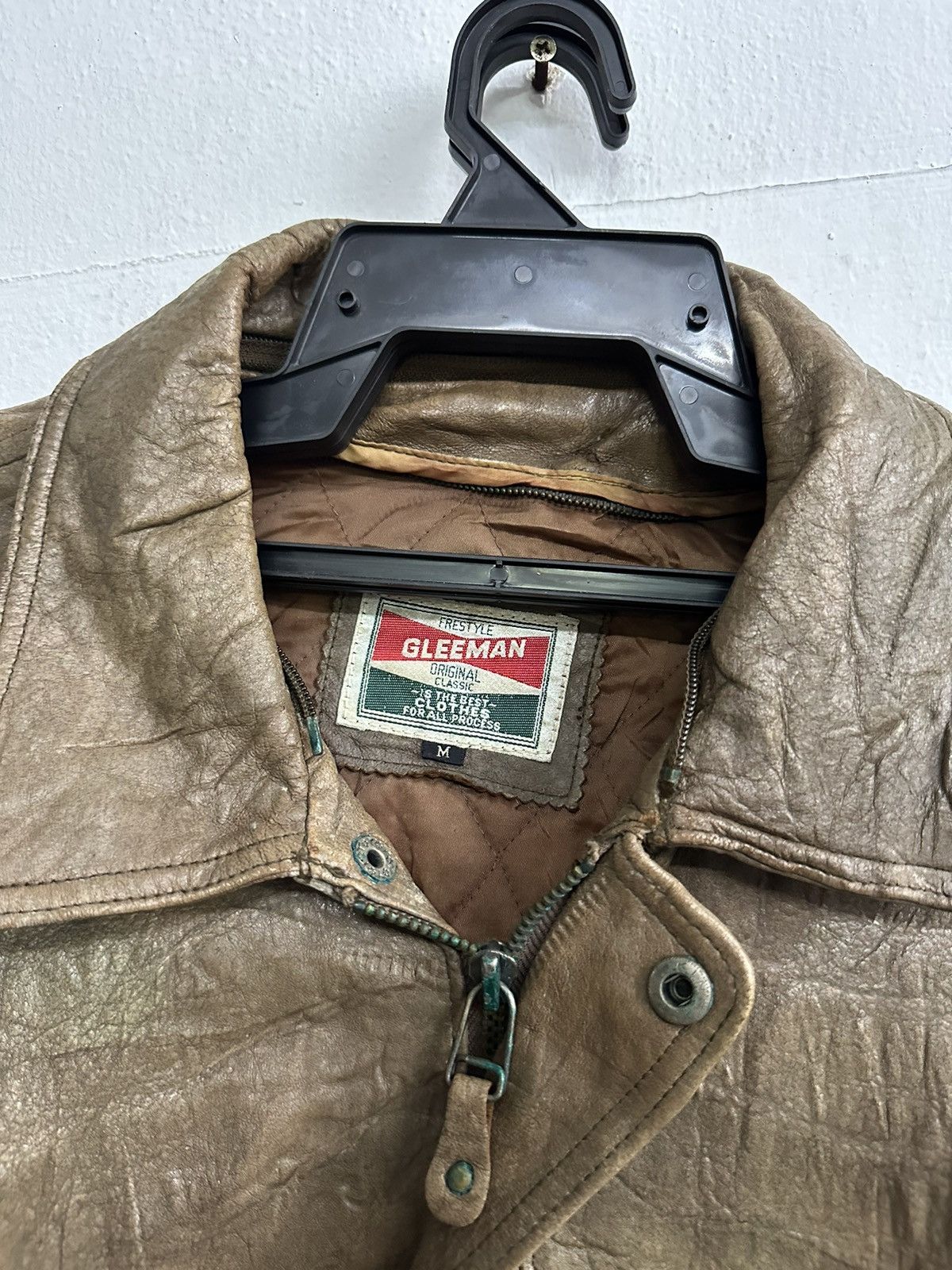 Japanese Brand 90's Genuine Leather Gleeman Jacket Size US M / EU 48-50 / 2 - 4 Thumbnail