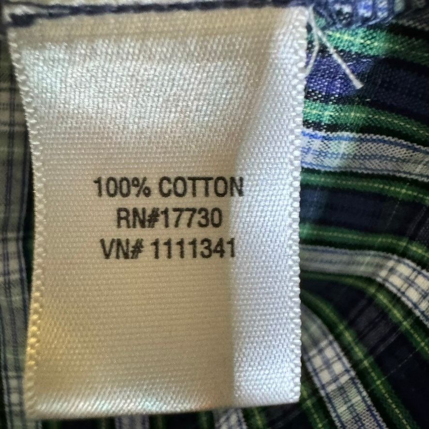 Converse Converse One Star Men's Plaid Shirt Green Navy 100% Cotton L Size US L / EU 52-54 / 3 - 6 Thumbnail