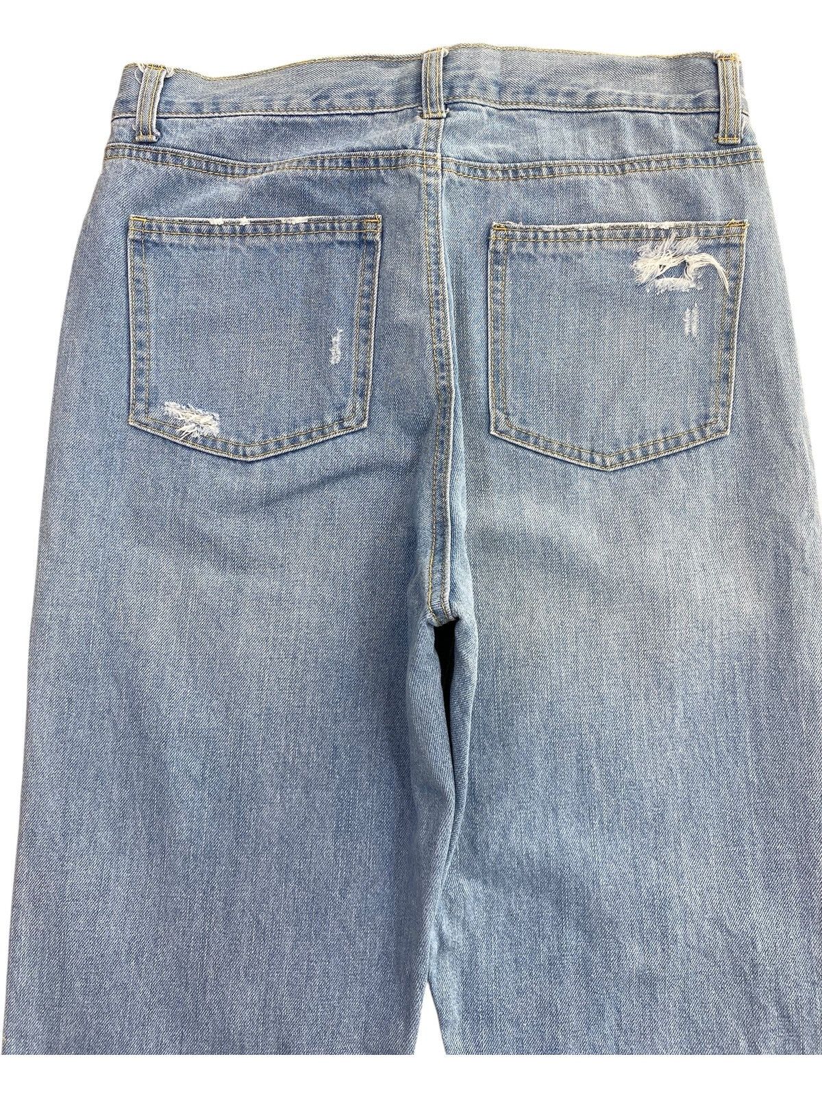Japanese Brand Japanese hyphenworld Faded Wash Hairy leg Distress Jeans Size US 30 / EU 46 - 10 Thumbnail