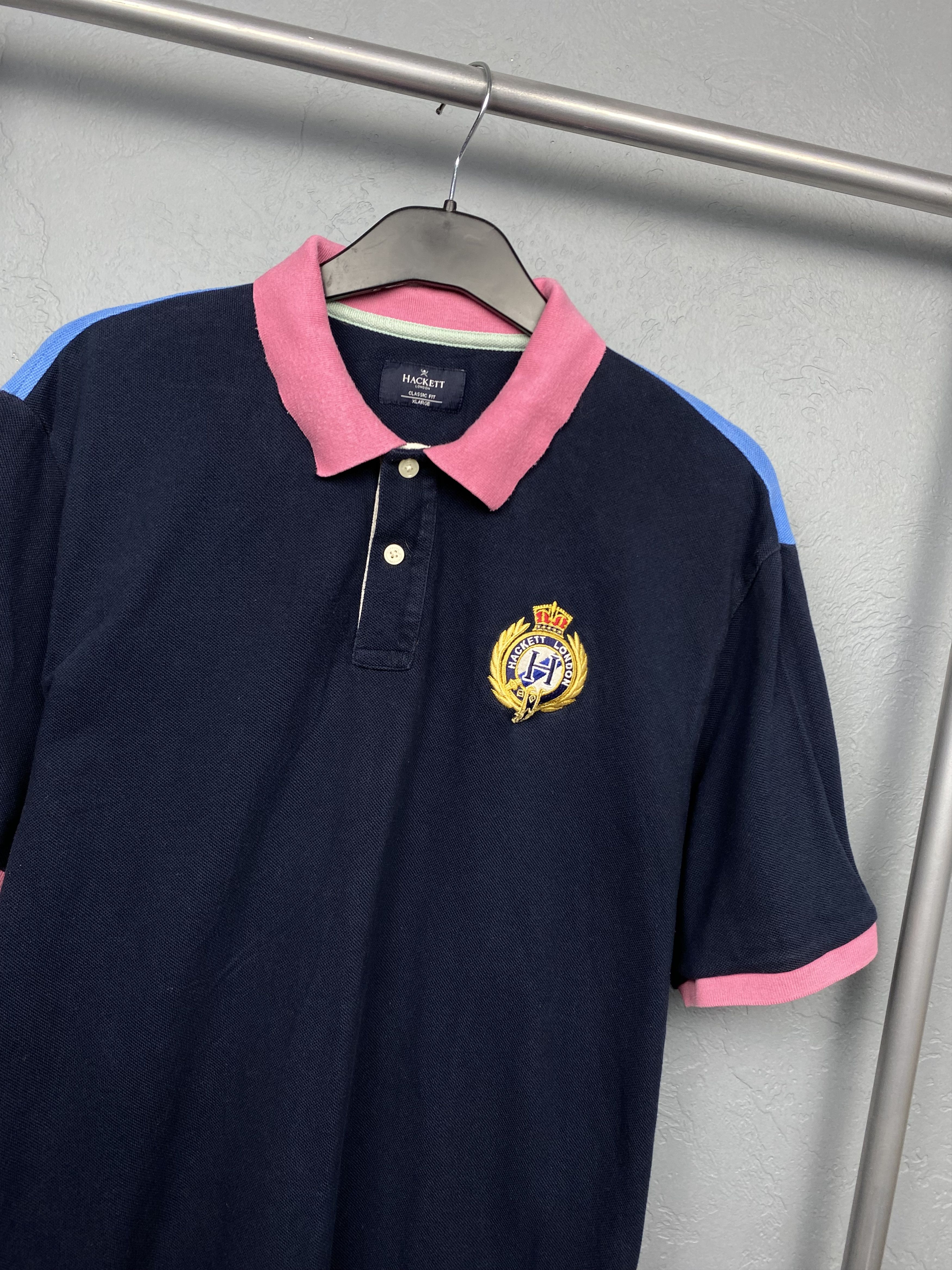 Hackett Hackett Vintage Mens Polo Shirt Size US XL / EU 56 / 4 - 4 Thumbnail