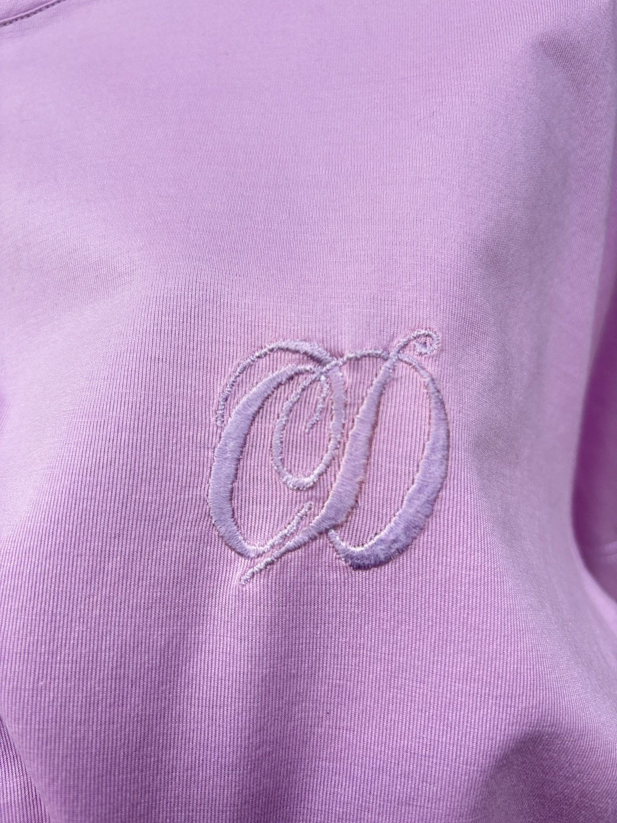 Dior Christian Dior CD embroidery logo pink tee Size S / US 4 / IT 40 - 14 Thumbnail