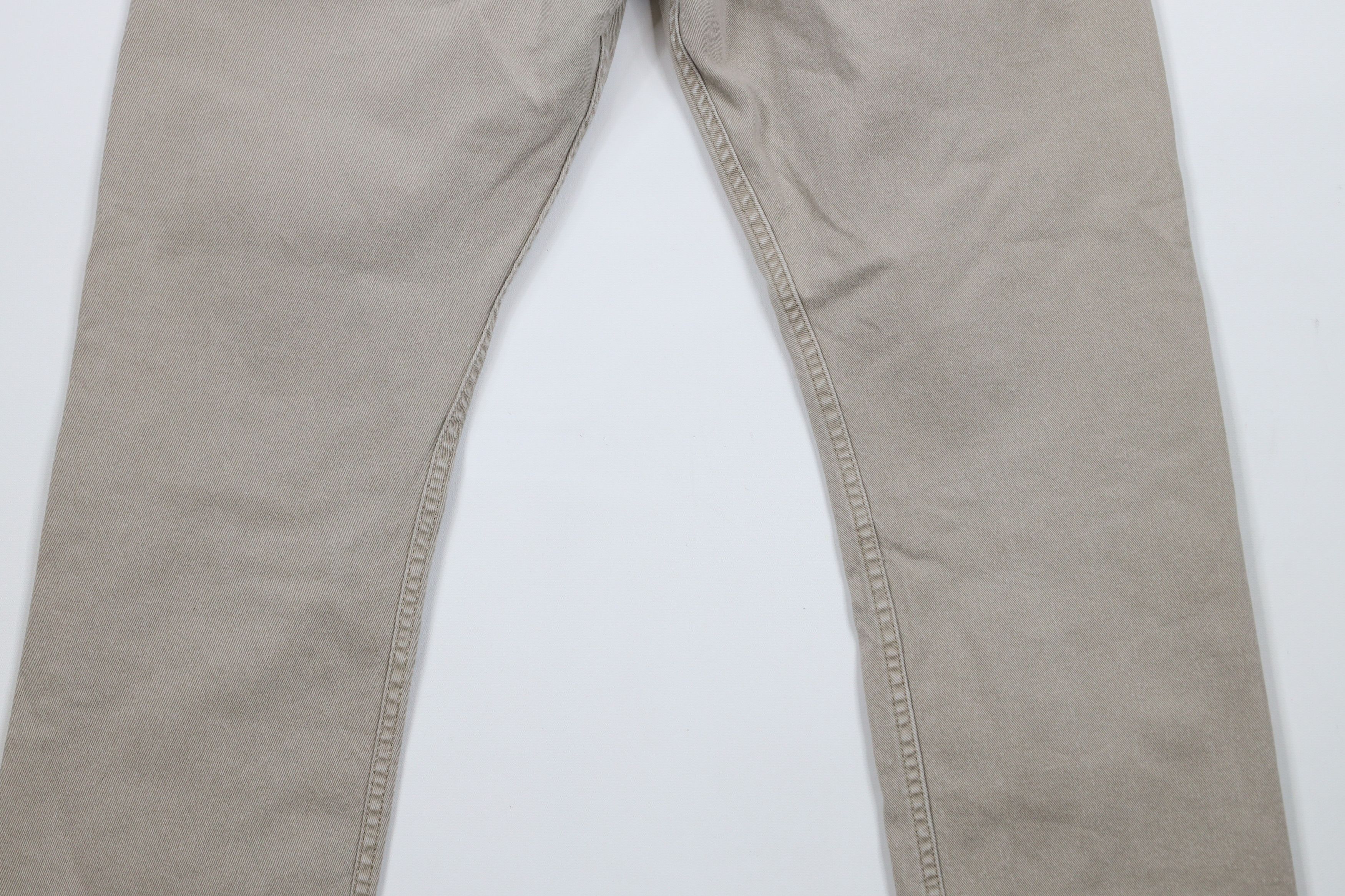 Levi's × Vintage Vintage Y2K Levis 513 Slim Fit Straight Leg Jeans Beige Size US 36 / EU 52 - 12 Thumbnail