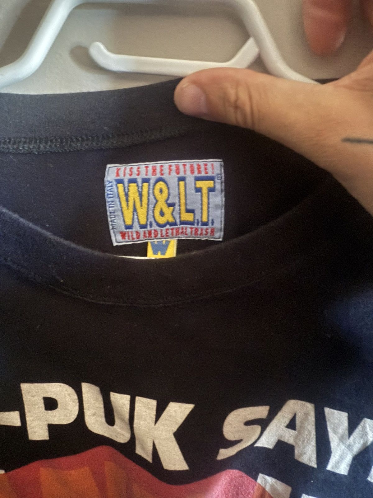 Walter Van Beirendonck PUK-PUK Say’s T-Shirt Size US L / EU 52-54 / 3 - 3 Thumbnail