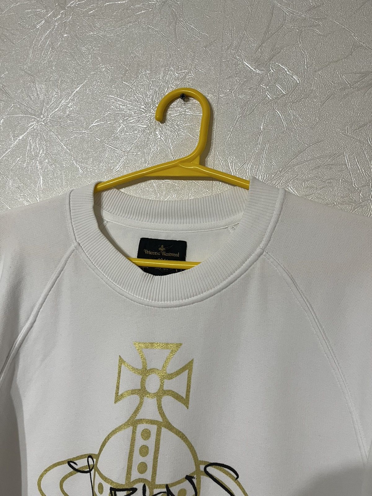 Vivienne Westwood Vivienne Westwood Anglomania White Sweatshirt Big ORB Logo Size US M / EU 48-50 / 2 - 5 Thumbnail