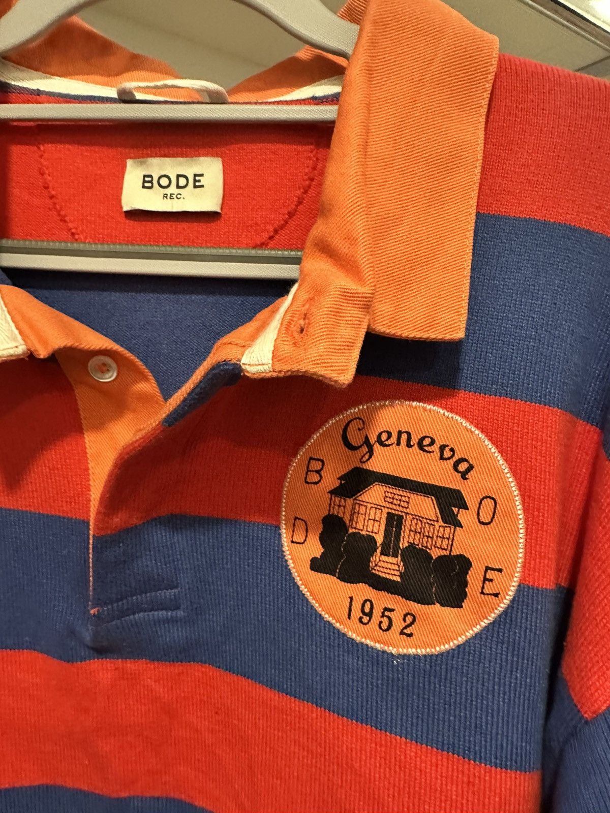Bode Bode Rugby Shirt Size US L / EU 52-54 / 3 - 4 Thumbnail