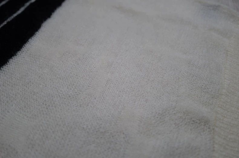 Dior Dior Black and white mohair blended striped geometric swea Size M / US 6-8 / IT 42-44 - 3 Thumbnail
