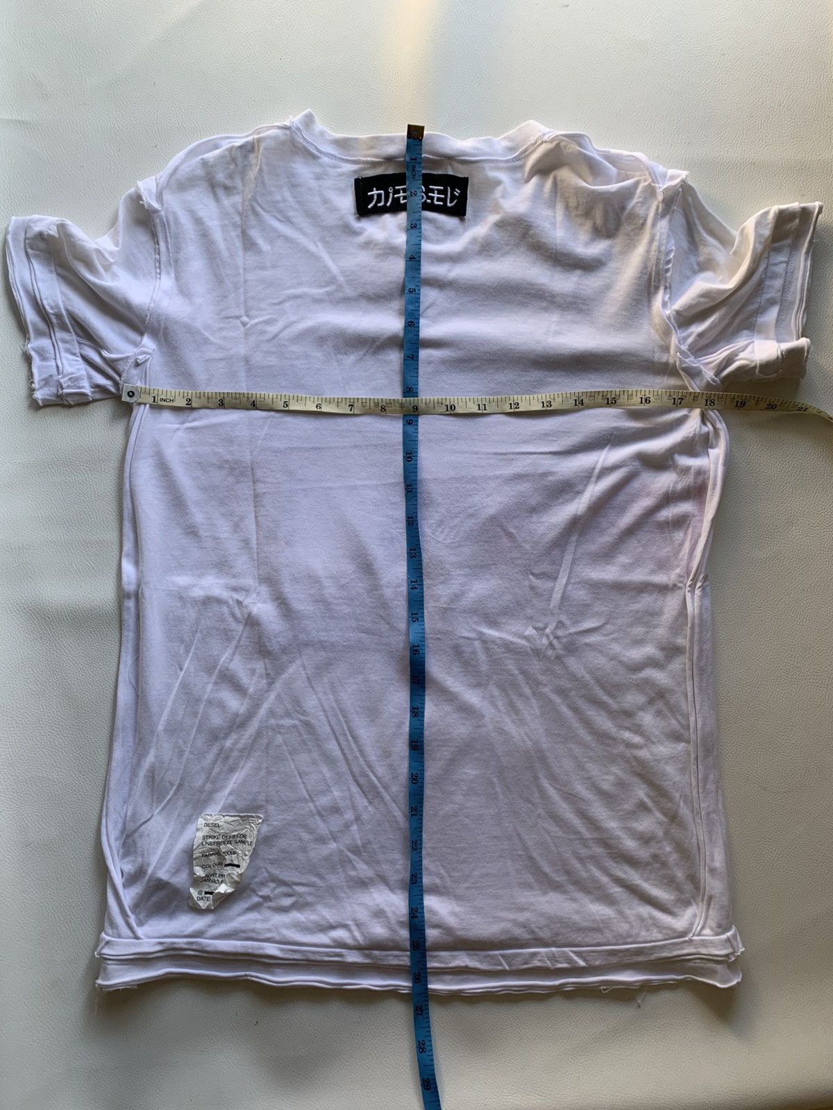 Diesel Diesel Distressed Duct Tape Art White Tshirt Size US S / EU 44-46 / 1 - 12 Thumbnail