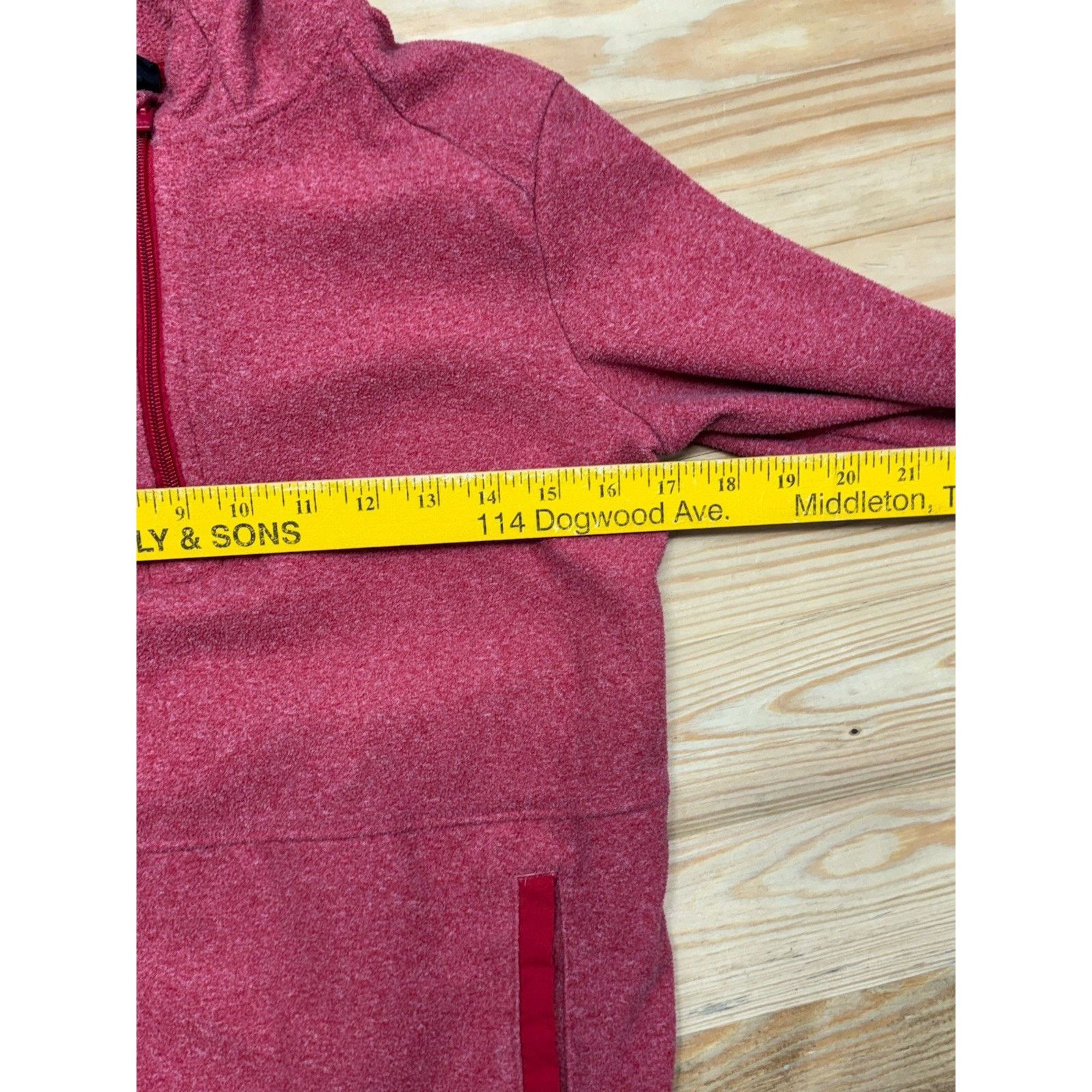 Other All In Motion 1/4 Zip Hooded Pullover, Women’s L Light Red Size L / US 10 / IT 46 - 4 Thumbnail