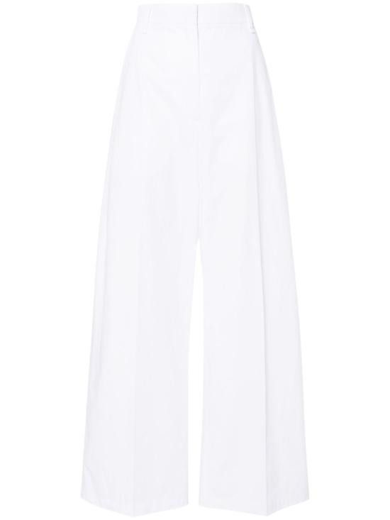 Sportmax SPORTMAX Women Straight Pants 12131122600 001 White Size 26" / US 2 / IT 38 - 1 Thumbnail