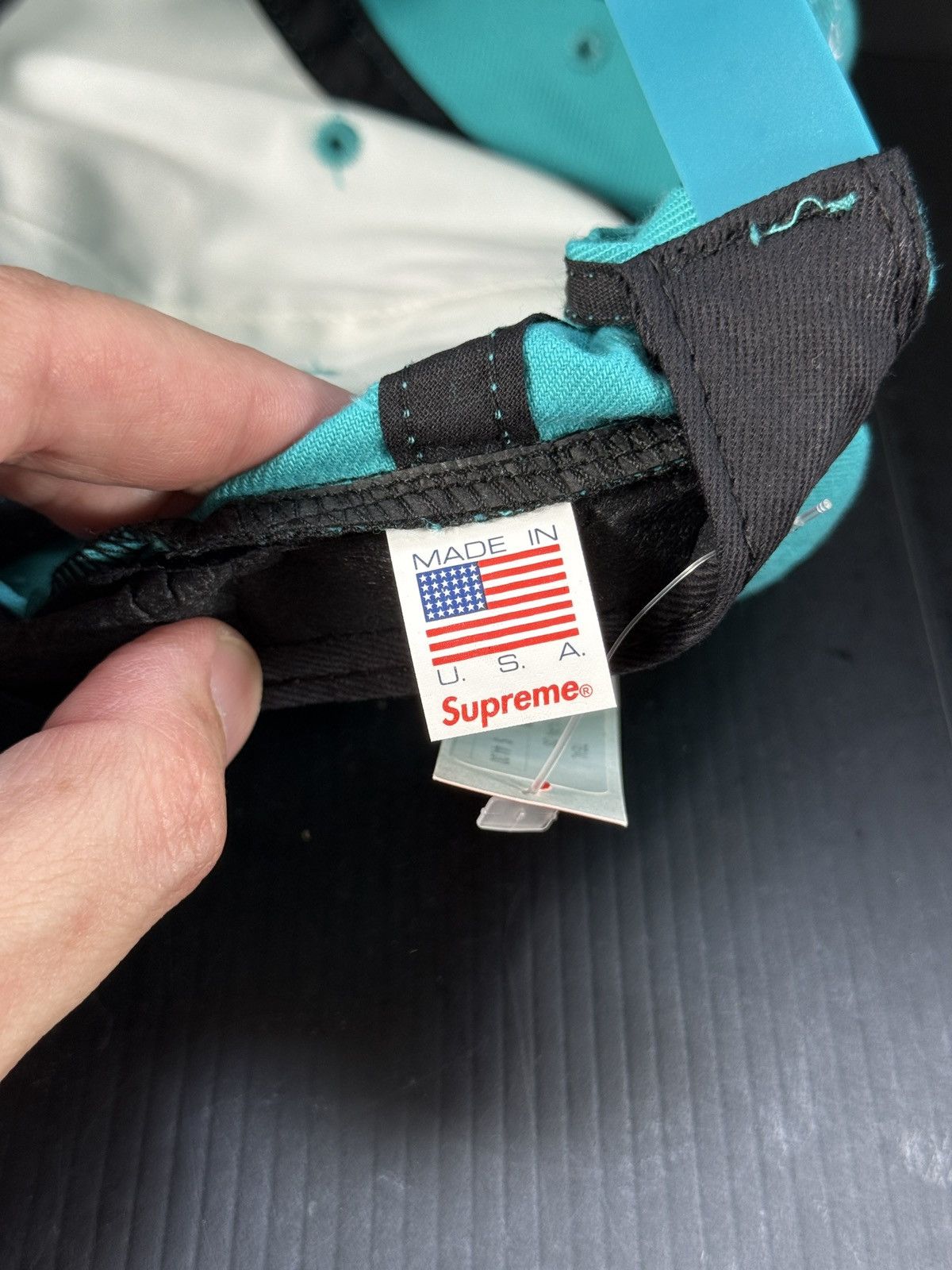Supreme SUPREME SS16 GONZ BUTTERFLY 6-PANEL HAT TEAL BNWT Size ONE SIZE - 6 Thumbnail