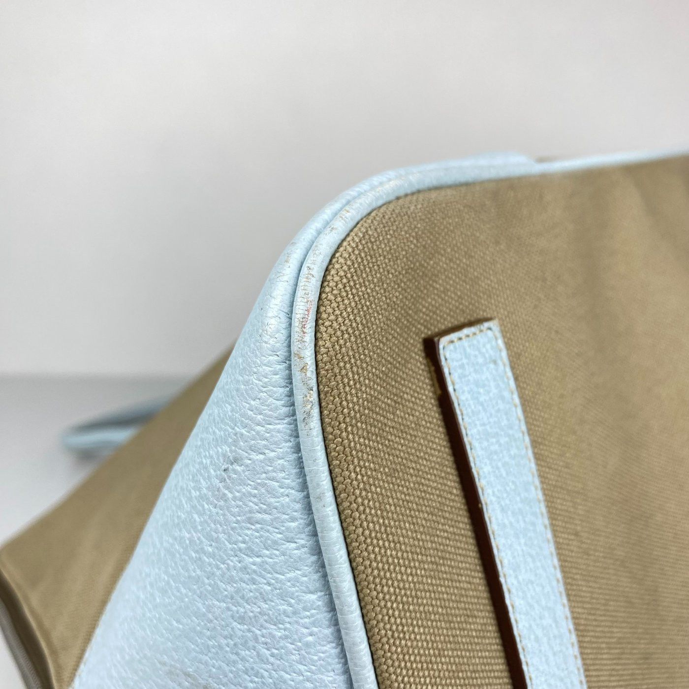 Prada Prada Vintage Canvas and Leather Bowler Bag Size ONE SIZE - 14 Thumbnail