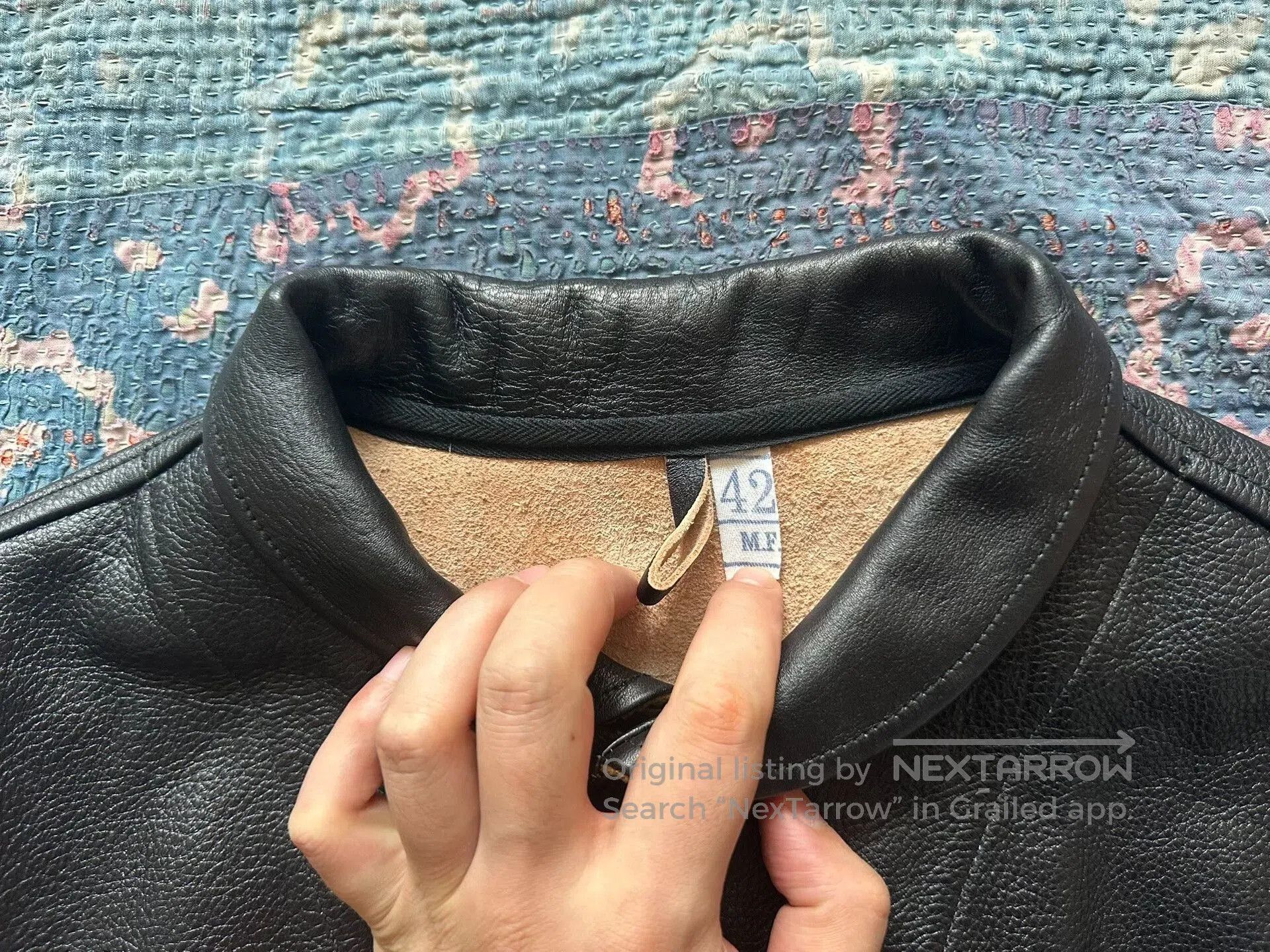 Mister Freedom mister freedom leather jacket with button detail. Size US L / EU 52-54 / 3 - 6 Thumbnail