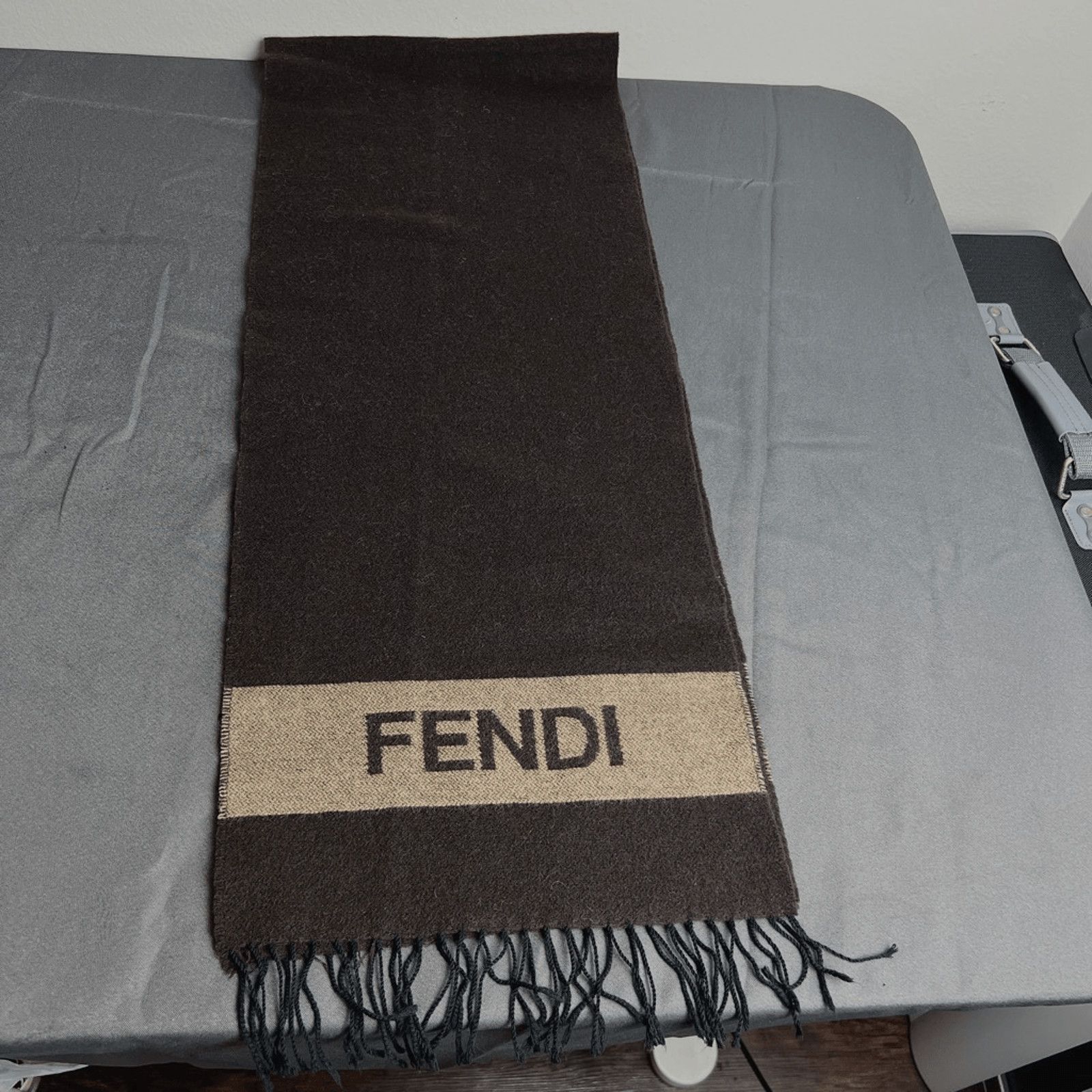 Fendi FENDI WOOL GRAPHIC SCARF Size ONE SIZE - 2 Thumbnail