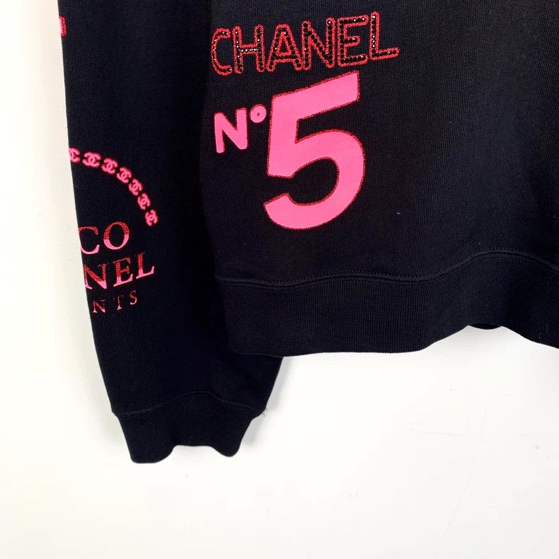 Chanel Chanel Color-blocked graffiti letter print cotton long-slee Size M / US 6-8 / IT 42-44 - 5 Thumbnail