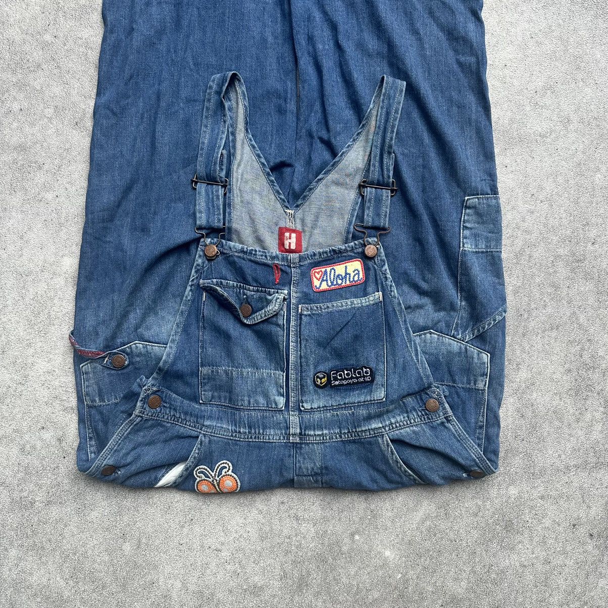 Hysteric Glamour 00s Hysteric Glamour Denim Overall Jumpsuit Size US 34 / EU 50 - 2 Thumbnail