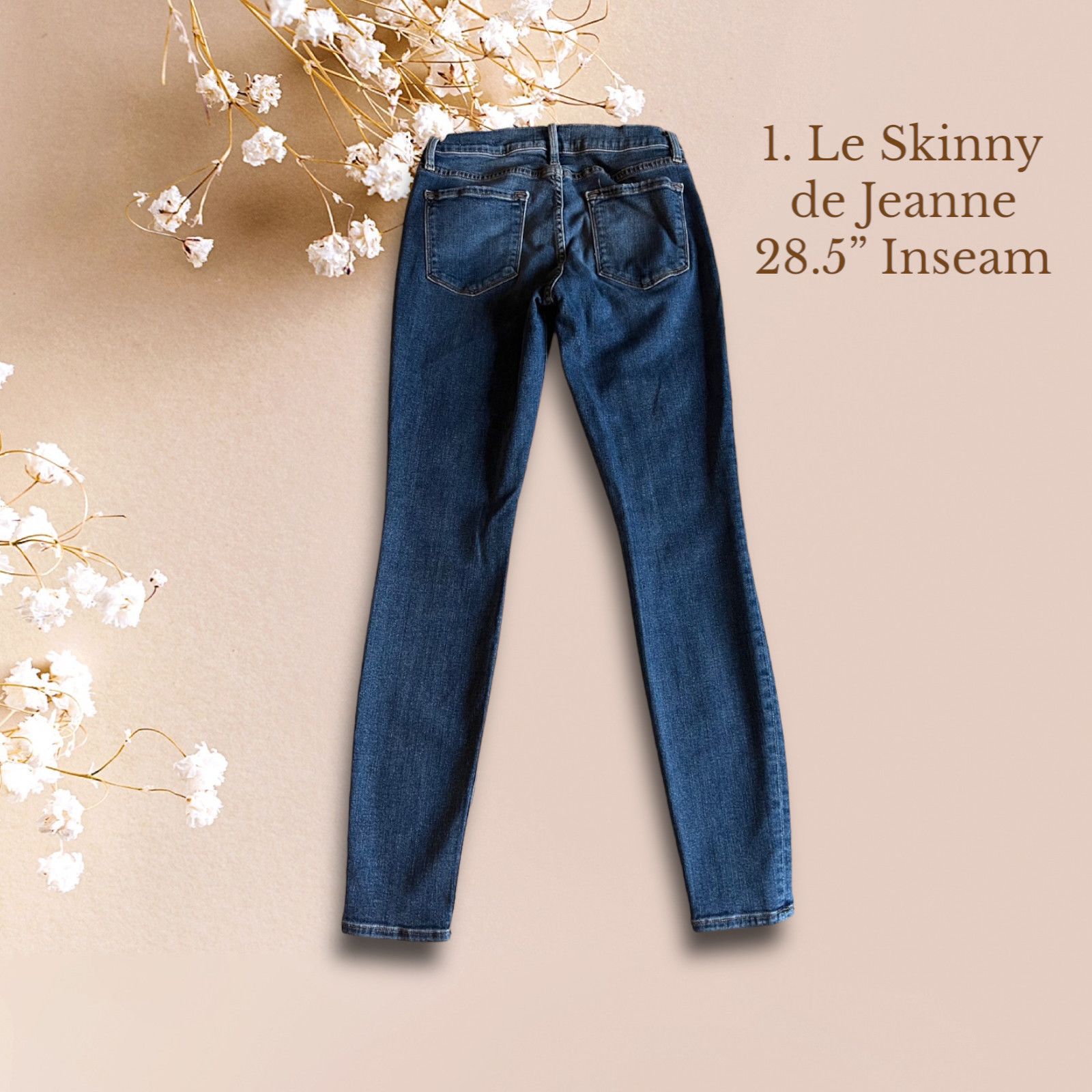 Frame Lot of 8 FRAME Denim Designer Jeans Women’s Size 28” Waist Size 28" / US 6 / IT 42 - 3 Thumbnail